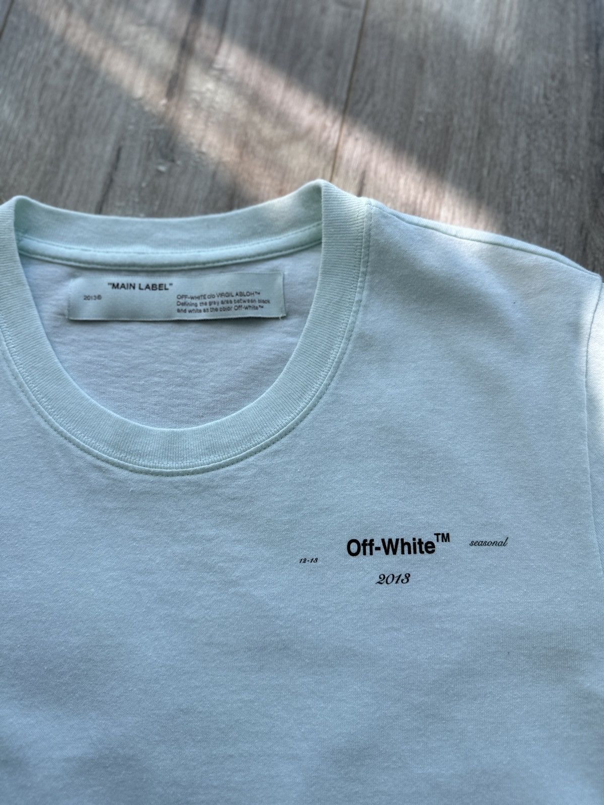 Off-White Off-White by Abloh cross corals tee t t-shirt carravaggio Size US S / EU 44-46 / 1 - 8 Thumbnail