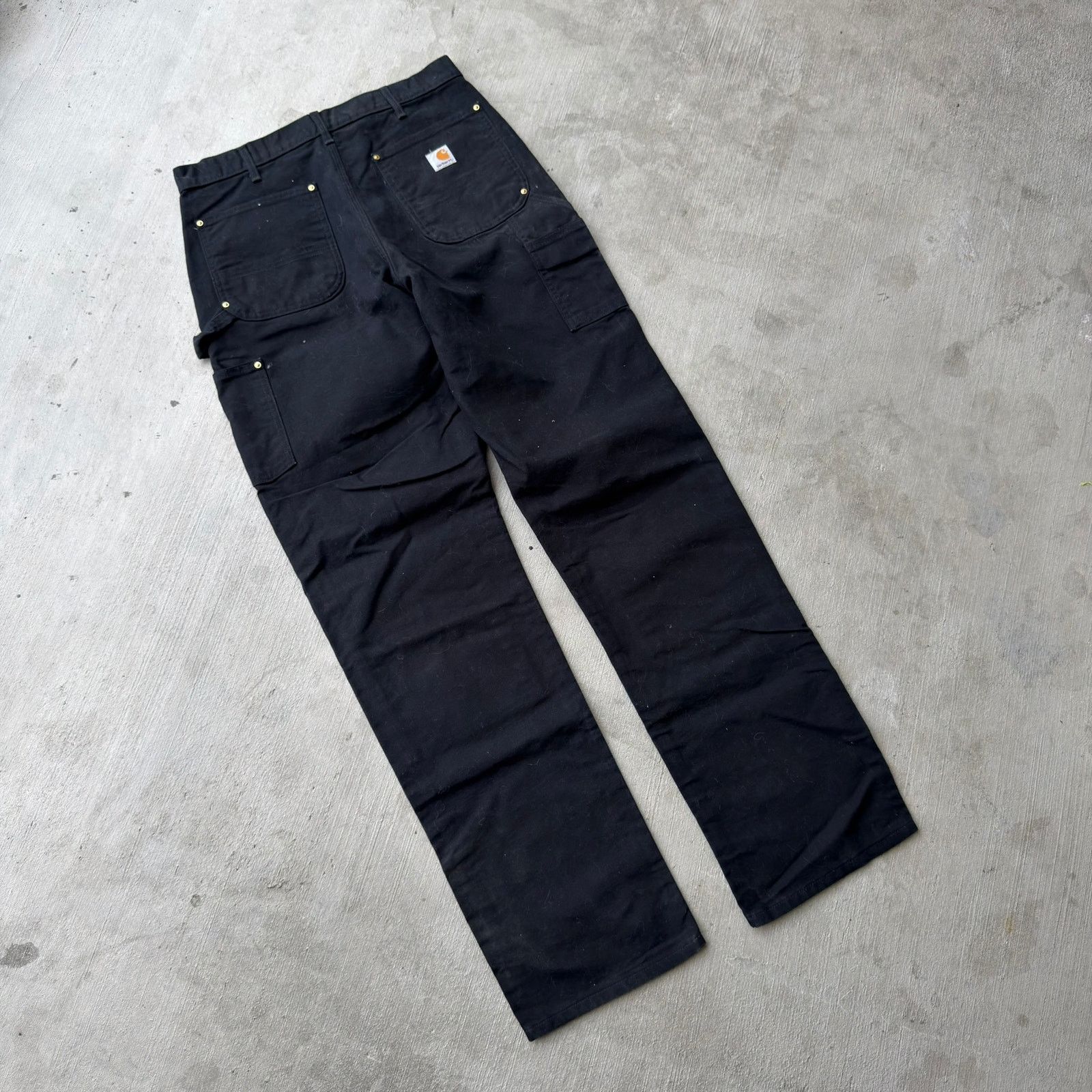 Carhartt × Vintage Carhartt black double knee work wear carpenter pants Size US 33 - 5 Thumbnail