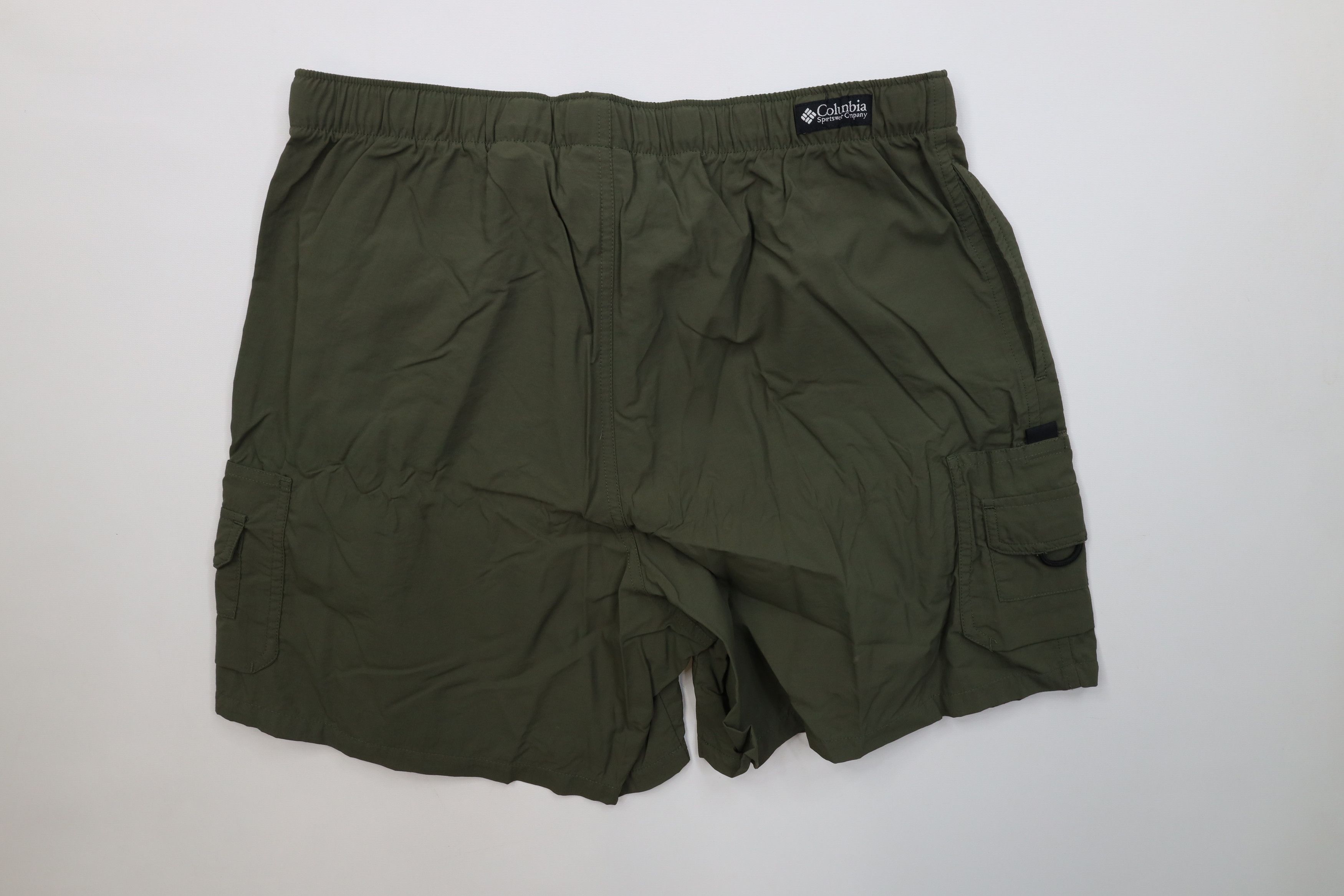 Columbia Vintage Y2K Columbia Above Knee Trekking Cargo Shorts Green Size 31" - 7 Thumbnail