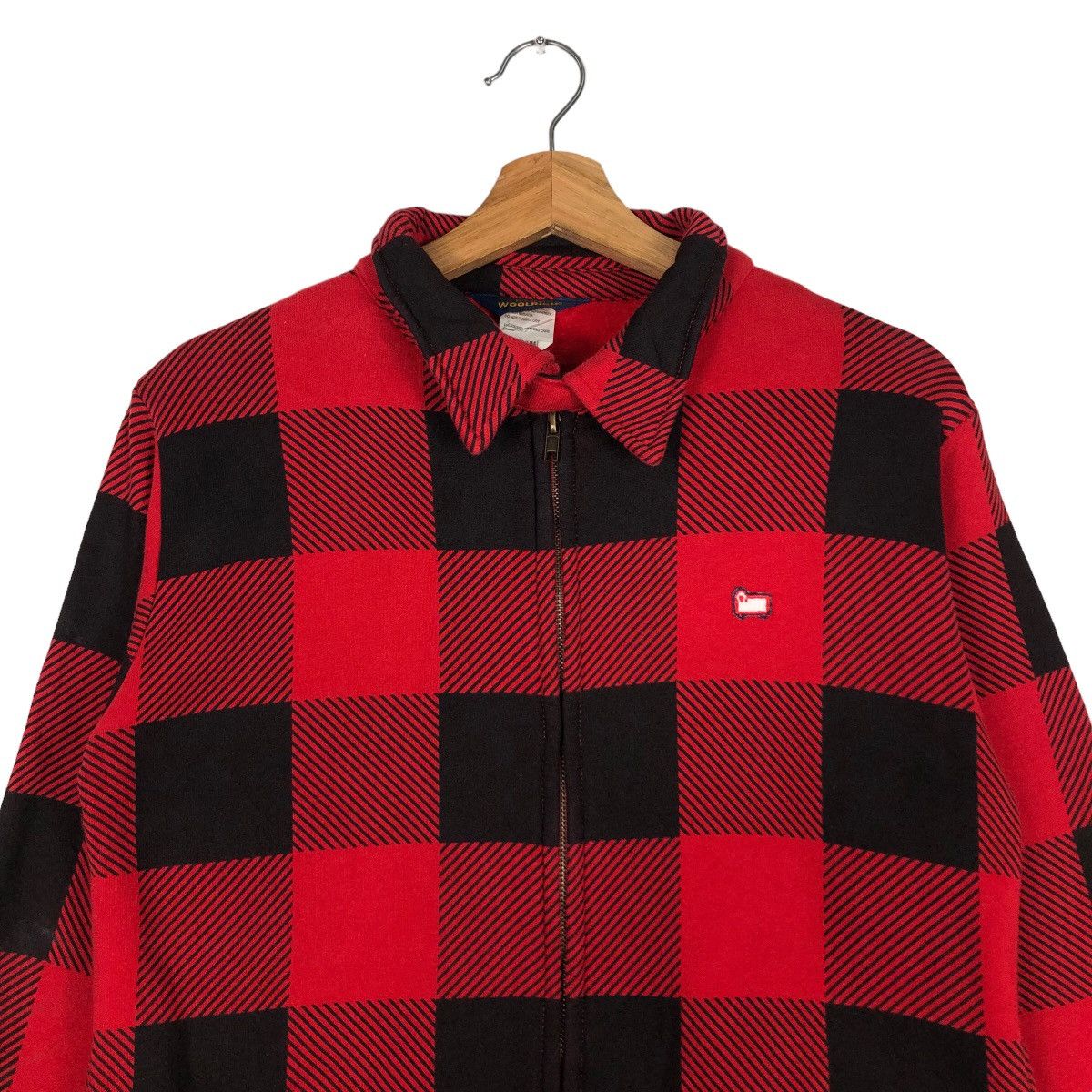 Japanese Brand 🔥Vintage Bomber Jacket Woolrich Tartan Design Punk Design Size US M / EU 48-50 / 2 - 3 Thumbnail
