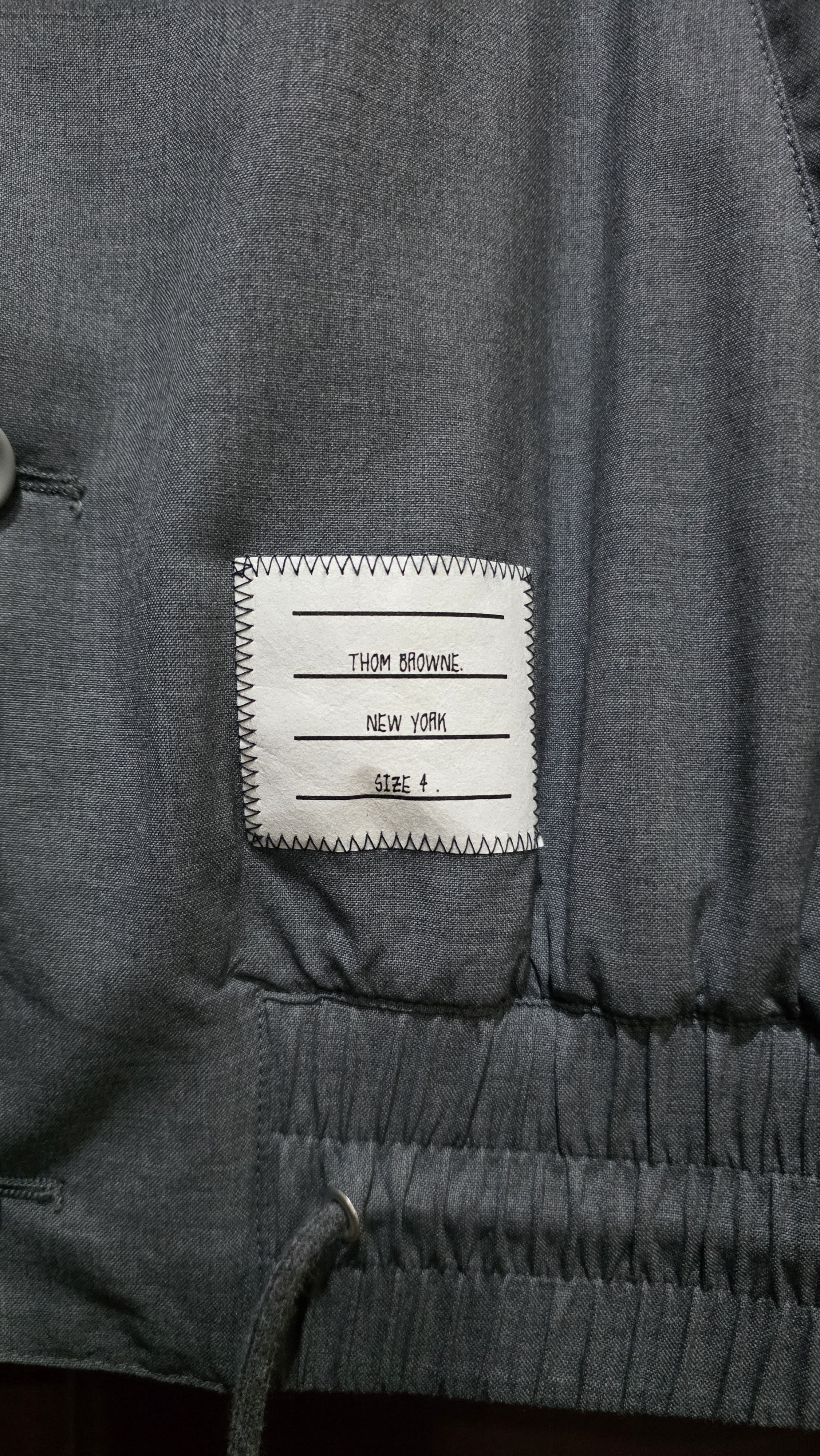 Thom Browne Thom Browne Grey Wool Jacket Size US XL / EU 56 / 4 - 3 Thumbnail