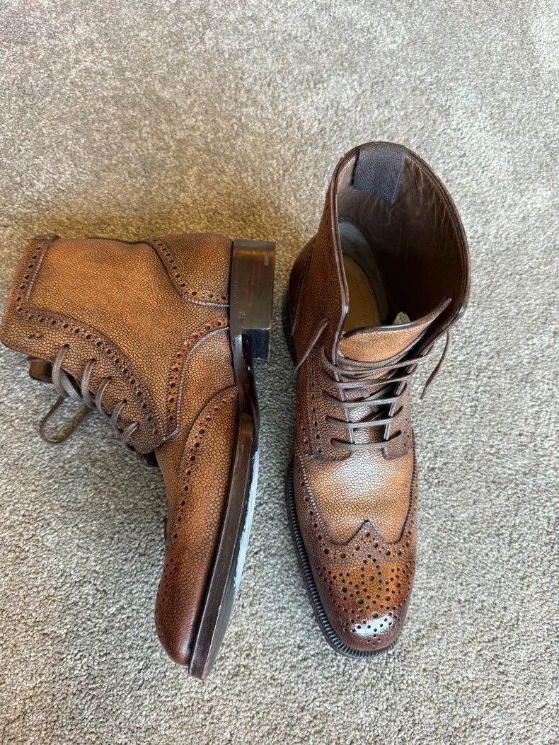 Thom Browne Thom Browne Men's leather boots Size US 8 / EU 41 - 2 Thumbnail