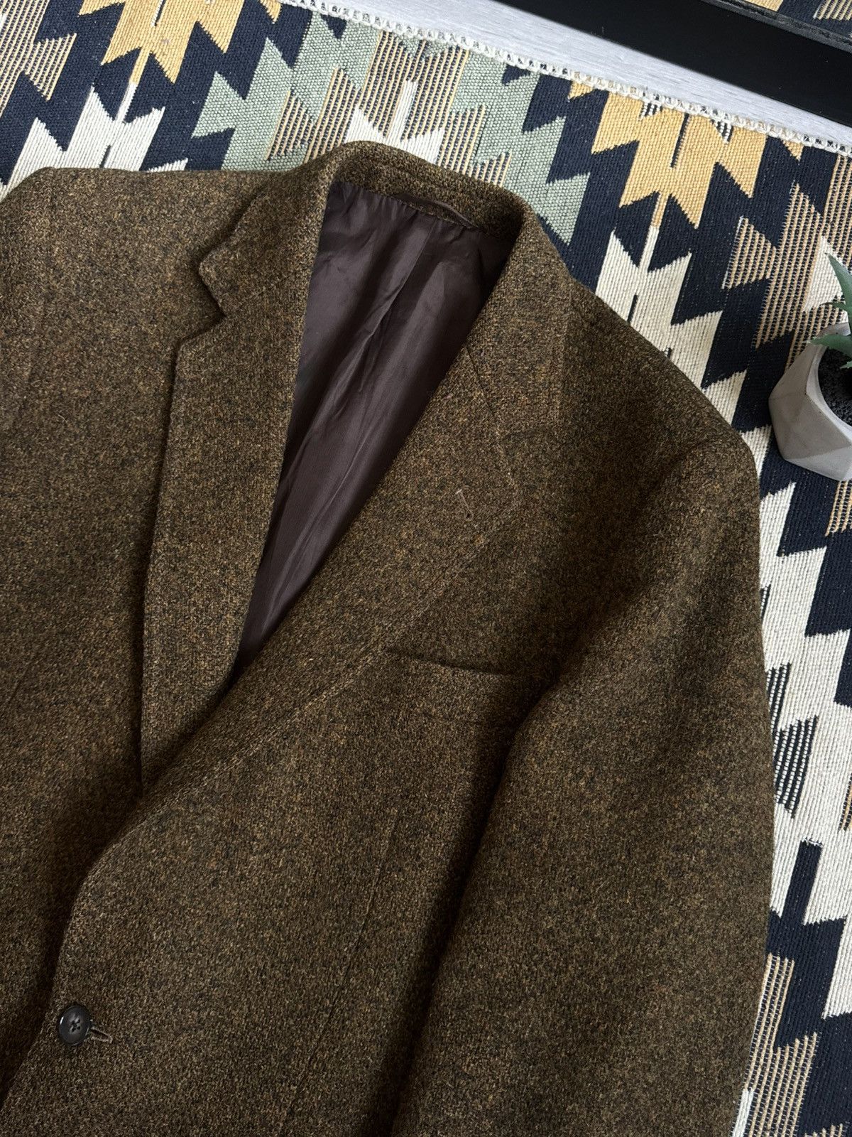 Harris Tweed Vintage Harris Tweed Wool Blazer Size 44R - 5 Thumbnail