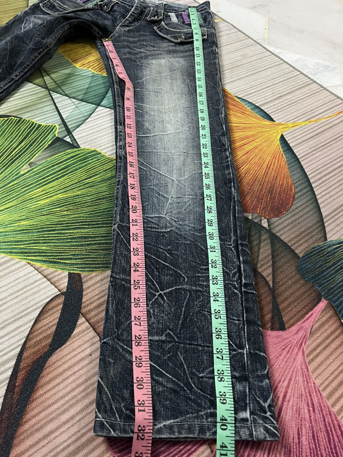 Japanese Brand 💥DOUBLE WAIST💥ANTFUI PUNK CLAWMARK JEANS Size US 29 - 17 Thumbnail