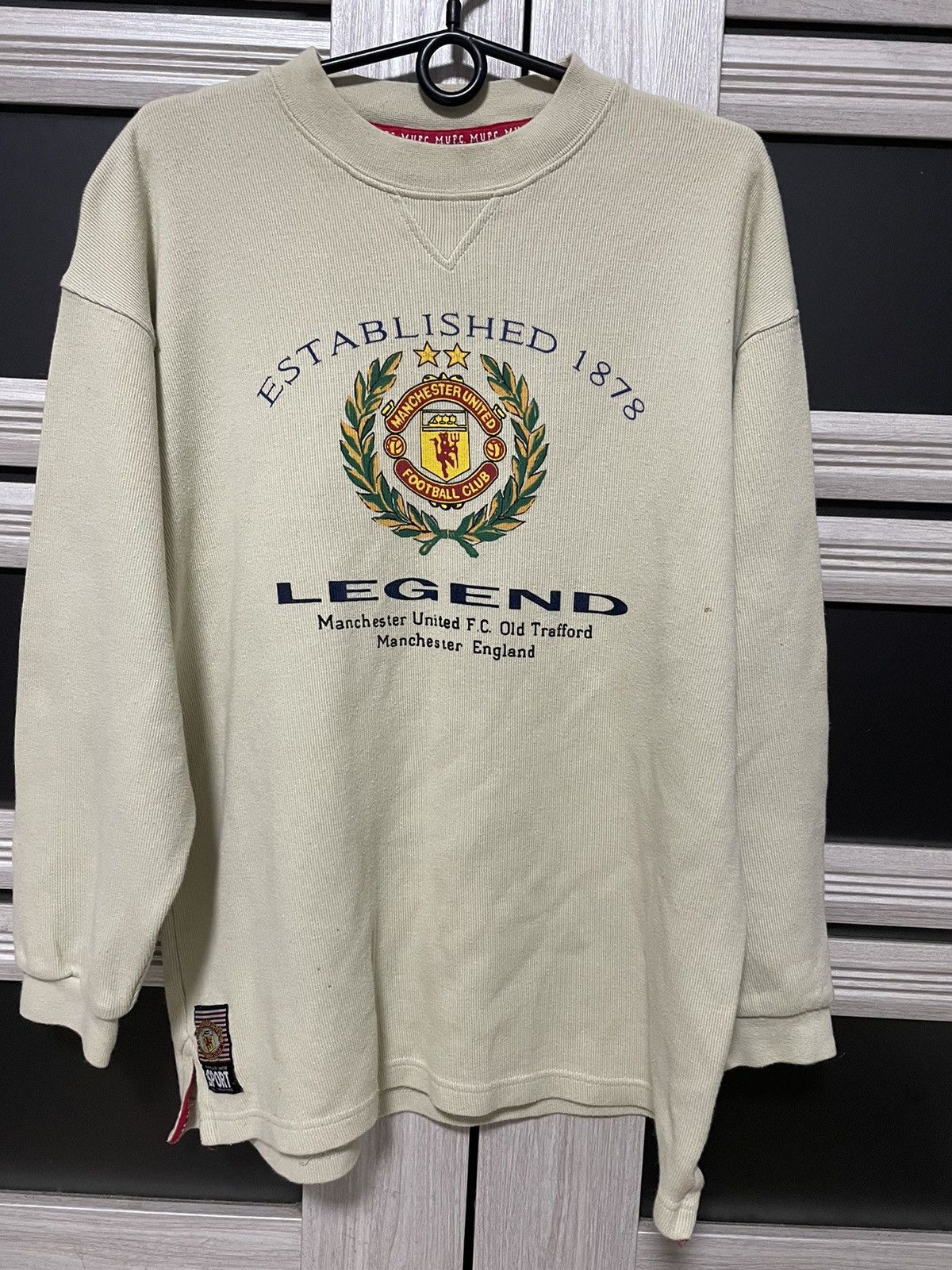 Vintage 90s Manchester United Legend Soccer Sweatshirt