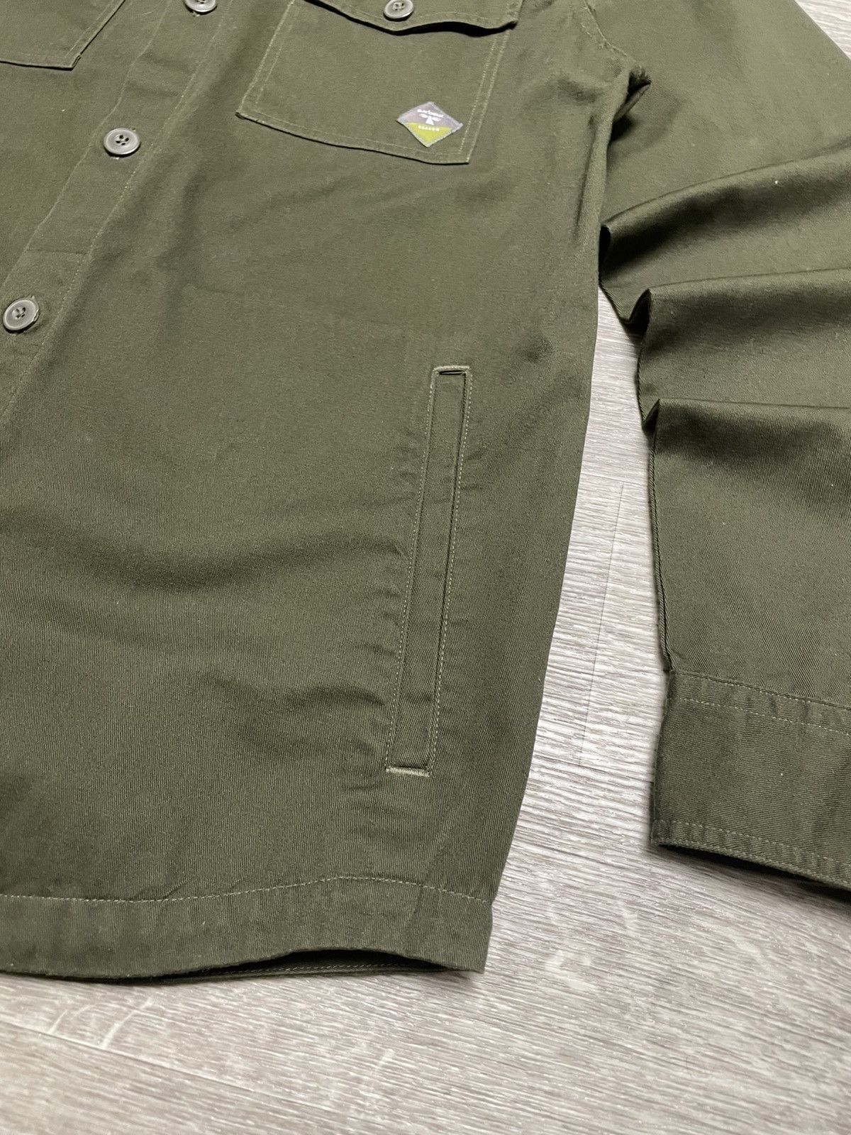 Barbour BARBOUR Beacon Forest Green Twill Overshirt Jacket Size US M / EU 48-50 / 2 - 6 Thumbnail