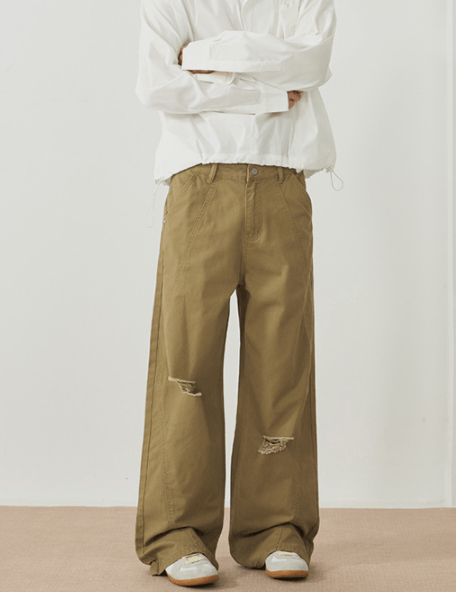Japanese Brand American high street ripped patchwork loose baggy jeans Size US 32 / EU 48 - 1 Thumbnail
