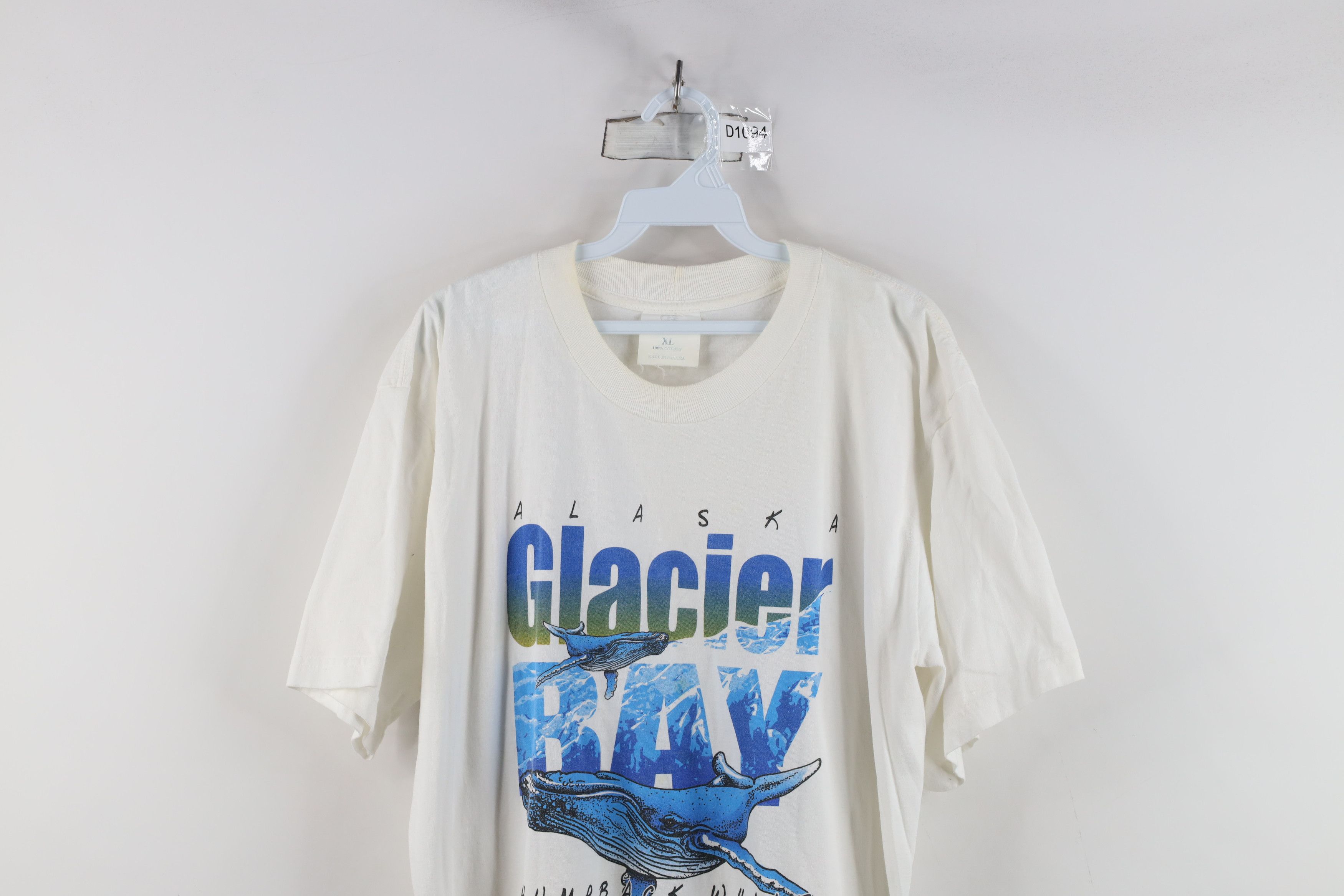 Vintage Vintage 90s Streetwear Glacier Humpback Whale T-Shirt White Size US XL / EU 56 / 4 - 2 Thumbnail