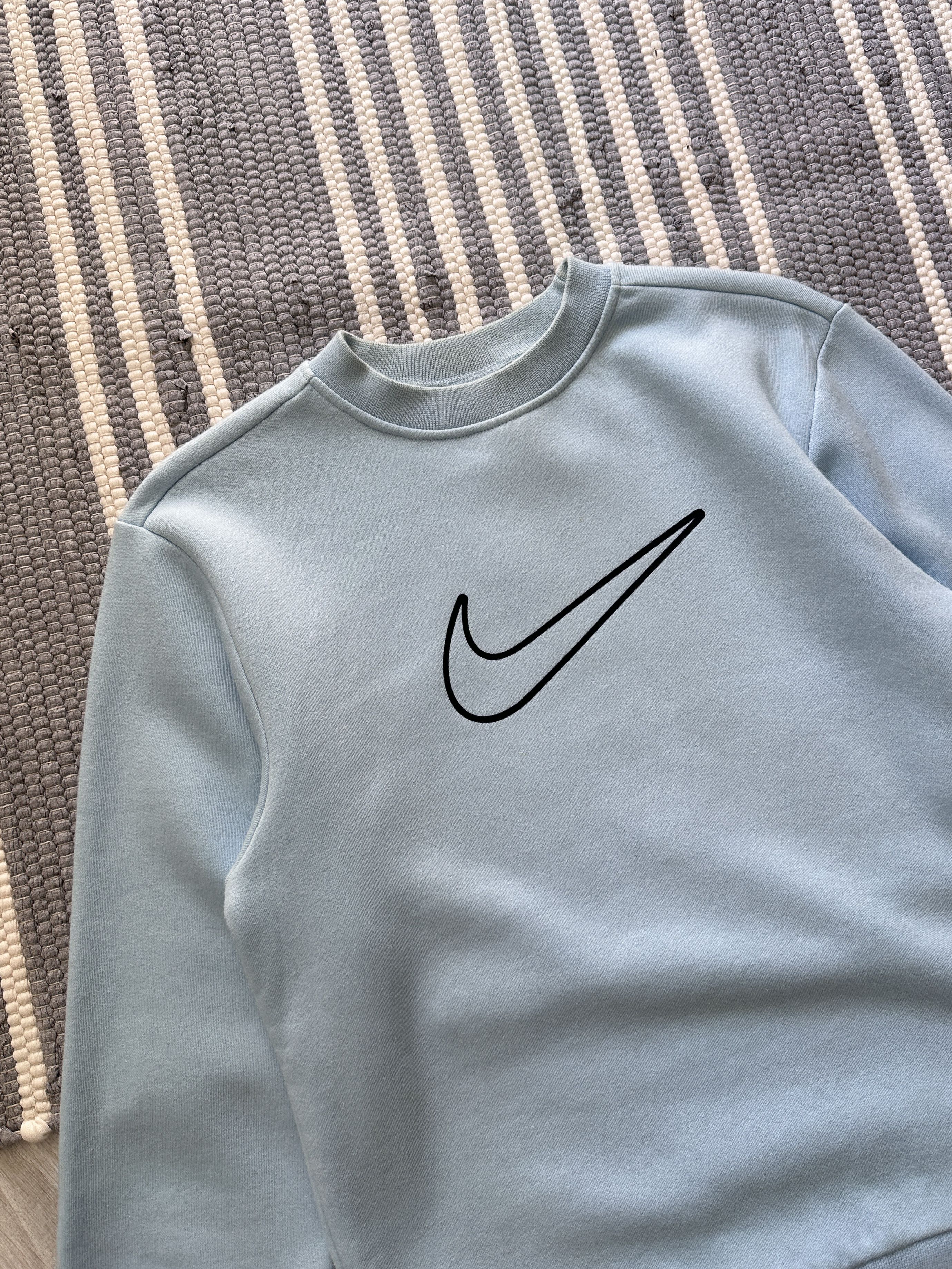 Nike Vintage Y2K Nike Blue Sweatshirt Size S / US 4 / IT 40 - 2 Thumbnail