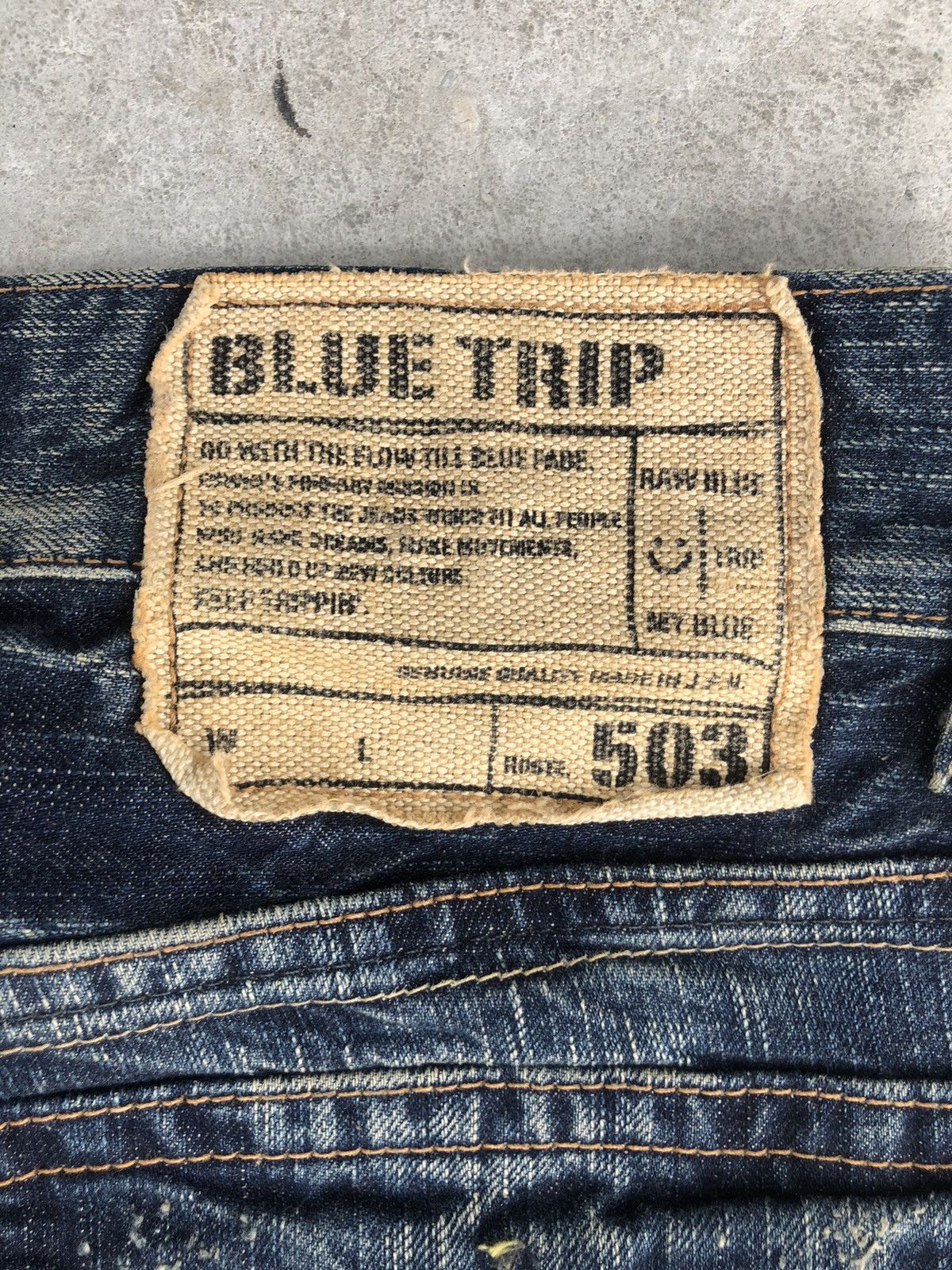 If Six Was Nine Japanese Edwin 503 Flared Jeans Bootcut Distressed Jeans Size US 31 - 14 Thumbnail