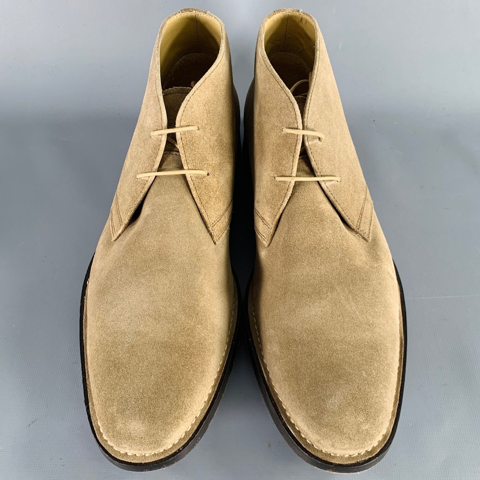 Banana Republic BANANA REPUBLIC Size 9.5 Taupe Suede Lace-Up Boots Size US 9.5 / EU 42-43 - 4 Thumbnail