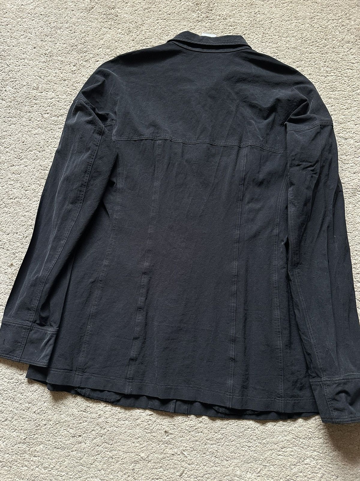 Issey Miyake AW1999 Vintage Issey Miyake Nylon Open Collar Light Jacket Size US L / EU 52-54 / 3 - 4 Thumbnail