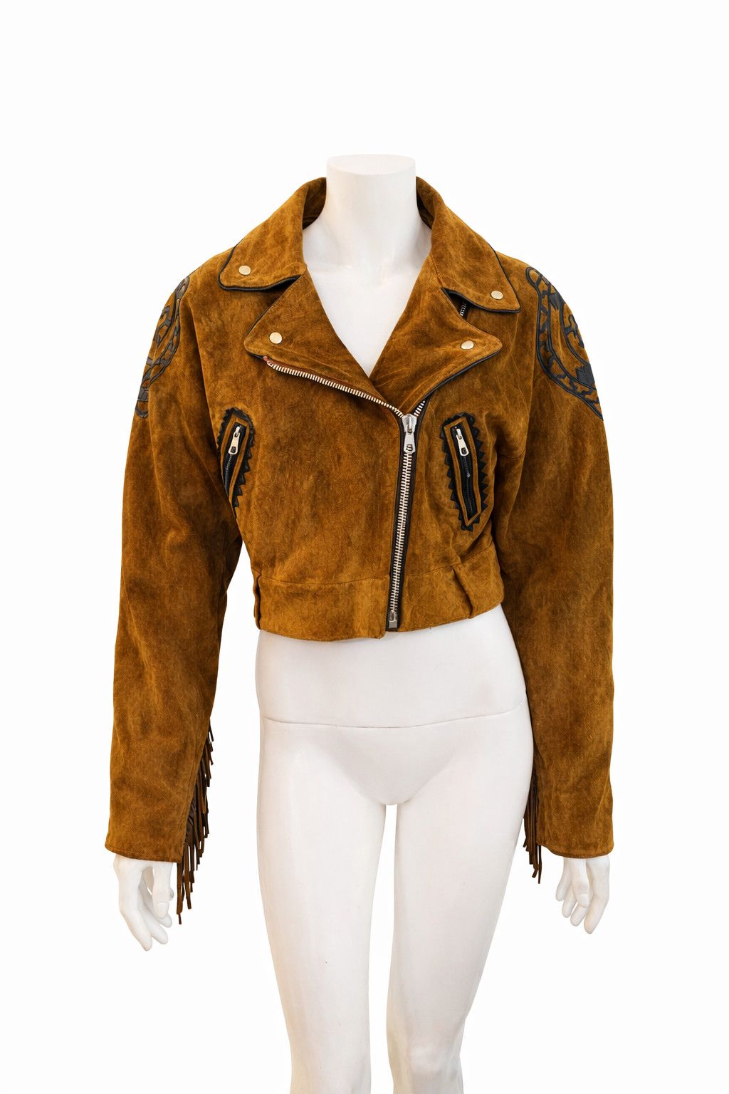 Jean Paul Gaultier Jean Paul Gaultier Ghezzi Fringe Leather Western Jacket Size M / US 6-8 / IT 42-44 - 2 Thumbnail