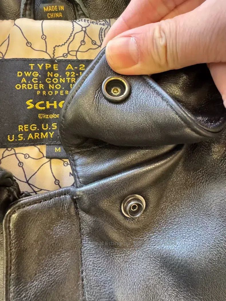 Other A2 all-leather Air Force flight jacket Size US S / EU 44-46 / 1 - 4 Thumbnail