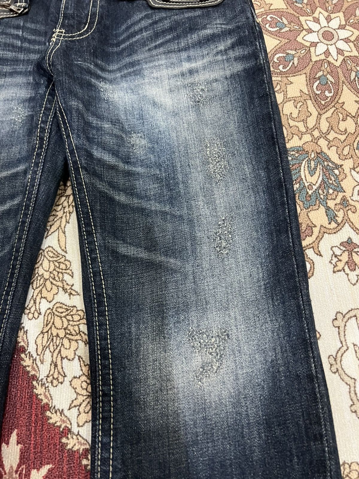 semanticdesign 💥Flare💥Vintage Semantic Designs Flare Denim Jean Size US 32 / EU 48 - 6 Thumbnail