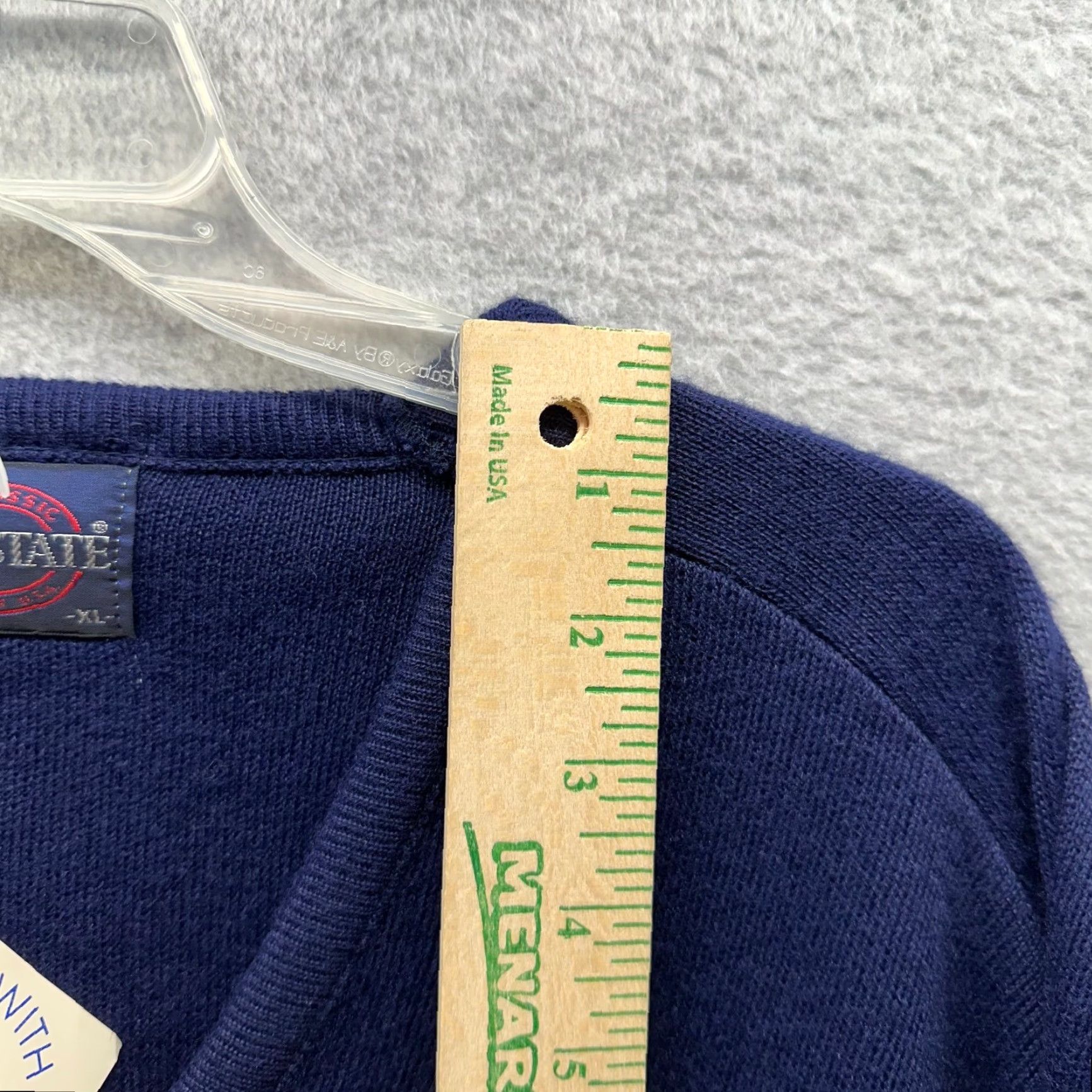 Vintage VINTAGE Pine State Pullover Sweater XL Blue Mens Knit Pullover 80s 90s Classic Preppy Vintage Size US XL / EU 56 / 4 - 7 Thumbnail