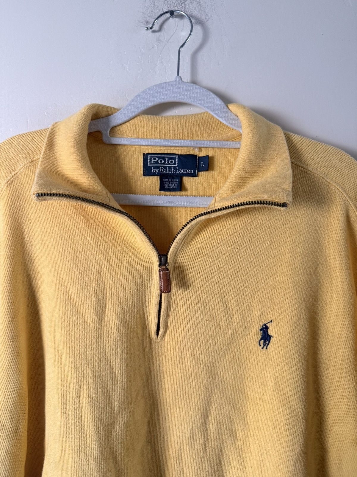 Polo Ralph Lauren Vintage Polo Ralph Lauren Quarter Zip Size US L / EU 52-54 / 3 - 2 Thumbnail