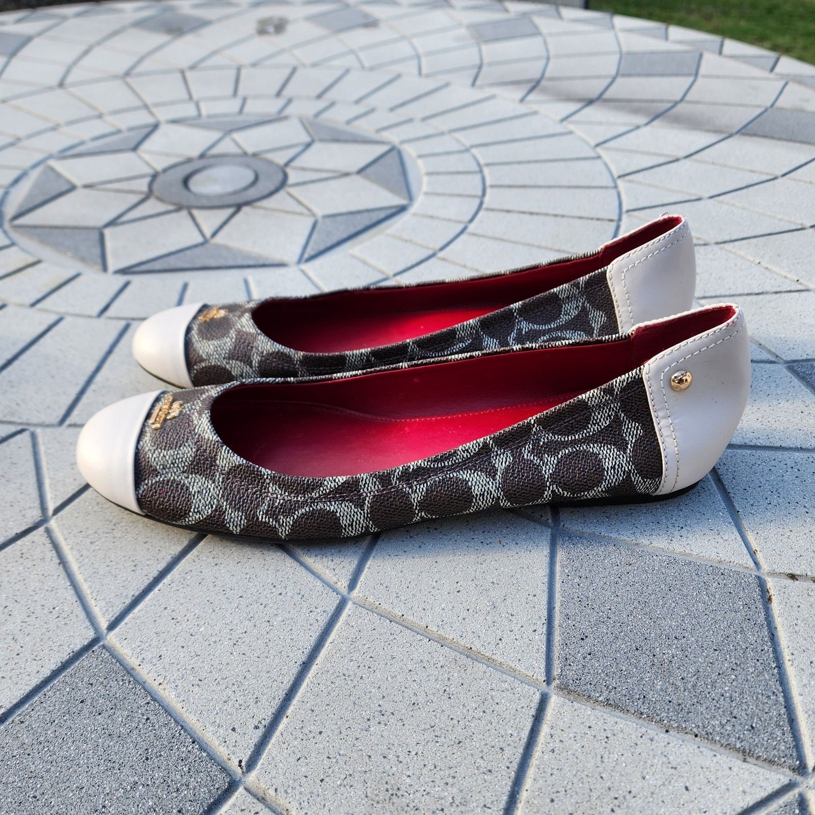 Coach Coach Chelsea Colorblock Signature Leather Ballet Flats 9.5 Size US 9.5 / IT 39.5 - 10 Thumbnail