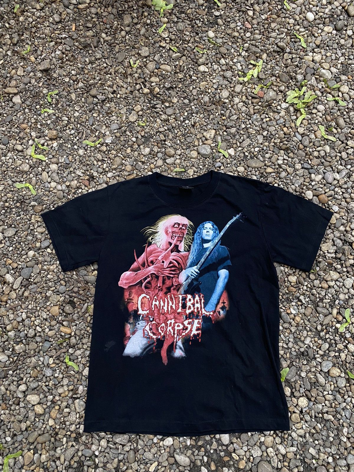 Band Tees × Vintage Vintage Cannibal Corpse Backprint Rock T-Shirt Size US L / EU 52-54 / 3 - 1 Thumbnail