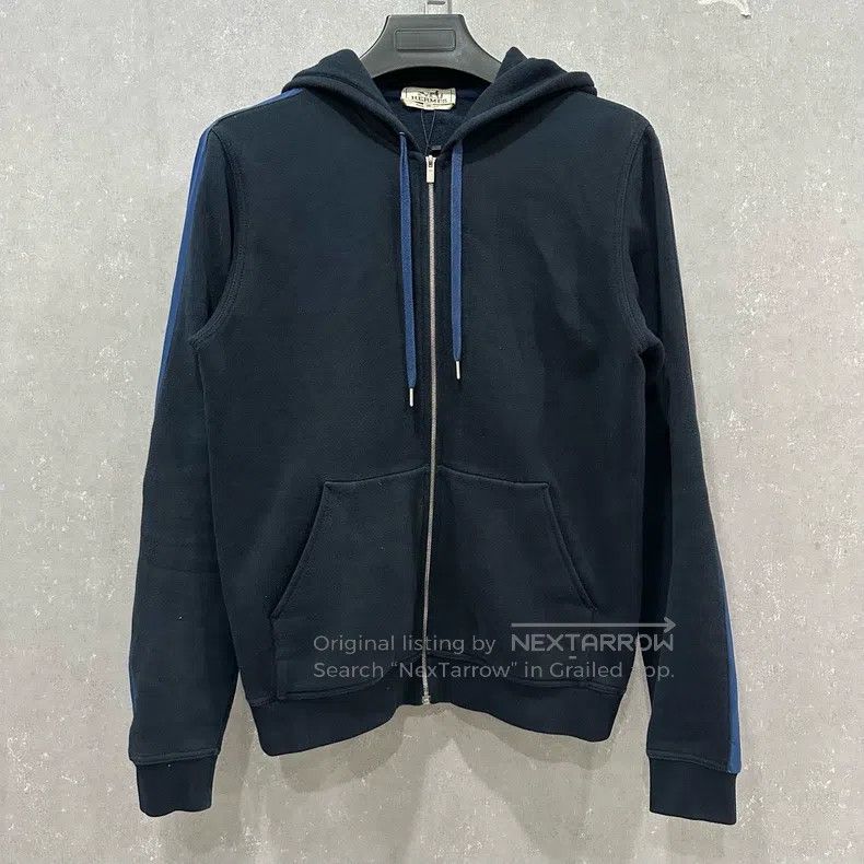 Hermes Hermes zipper hoodie with side stripes Size XS / US 0-2 / IT 36-38 - 1 Thumbnail