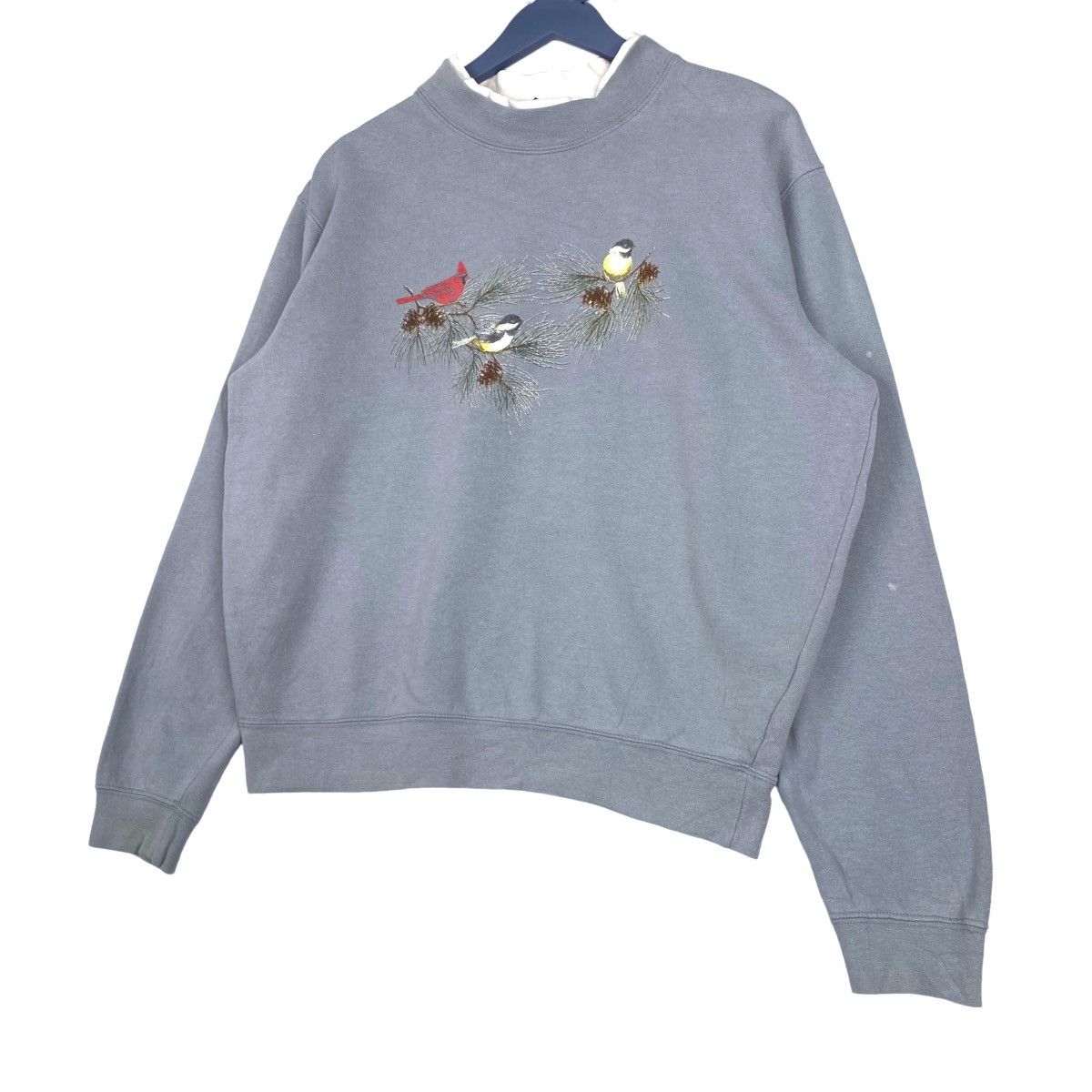 Vintage Vintage Sawyer Creek Burg Graphic Double Collar Sweatshirt Size L / US 10 / IT 46 - 2 Thumbnail