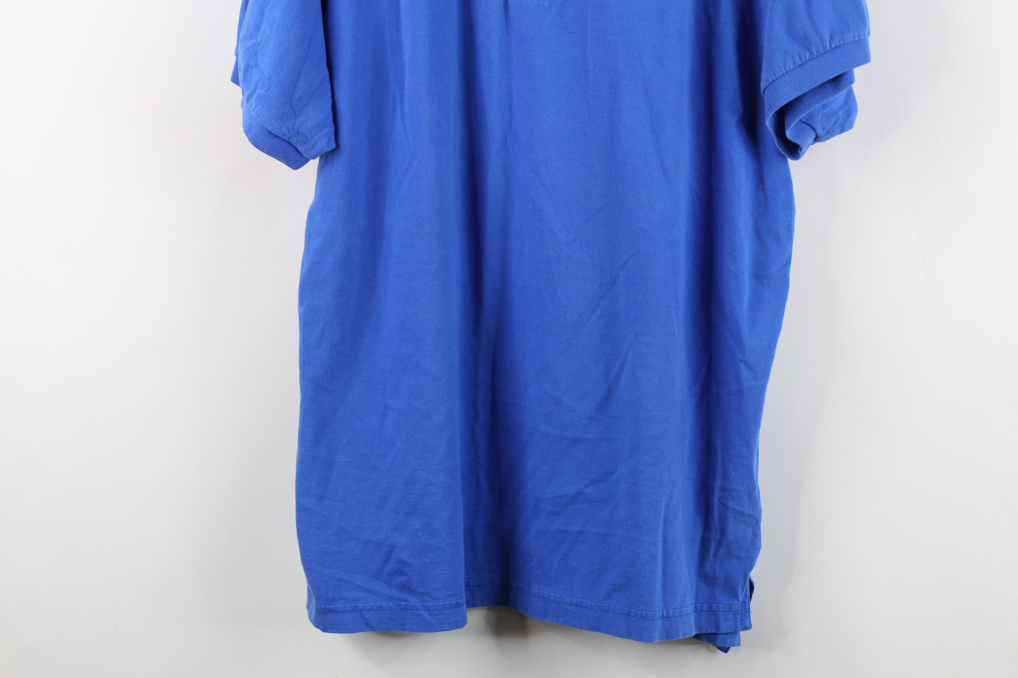 Nike Vintage 90s Nike Scott Mini Swoosh Golf Polo Shirt Blue Size US L / EU 52-54 / 3 - 3 Thumbnail