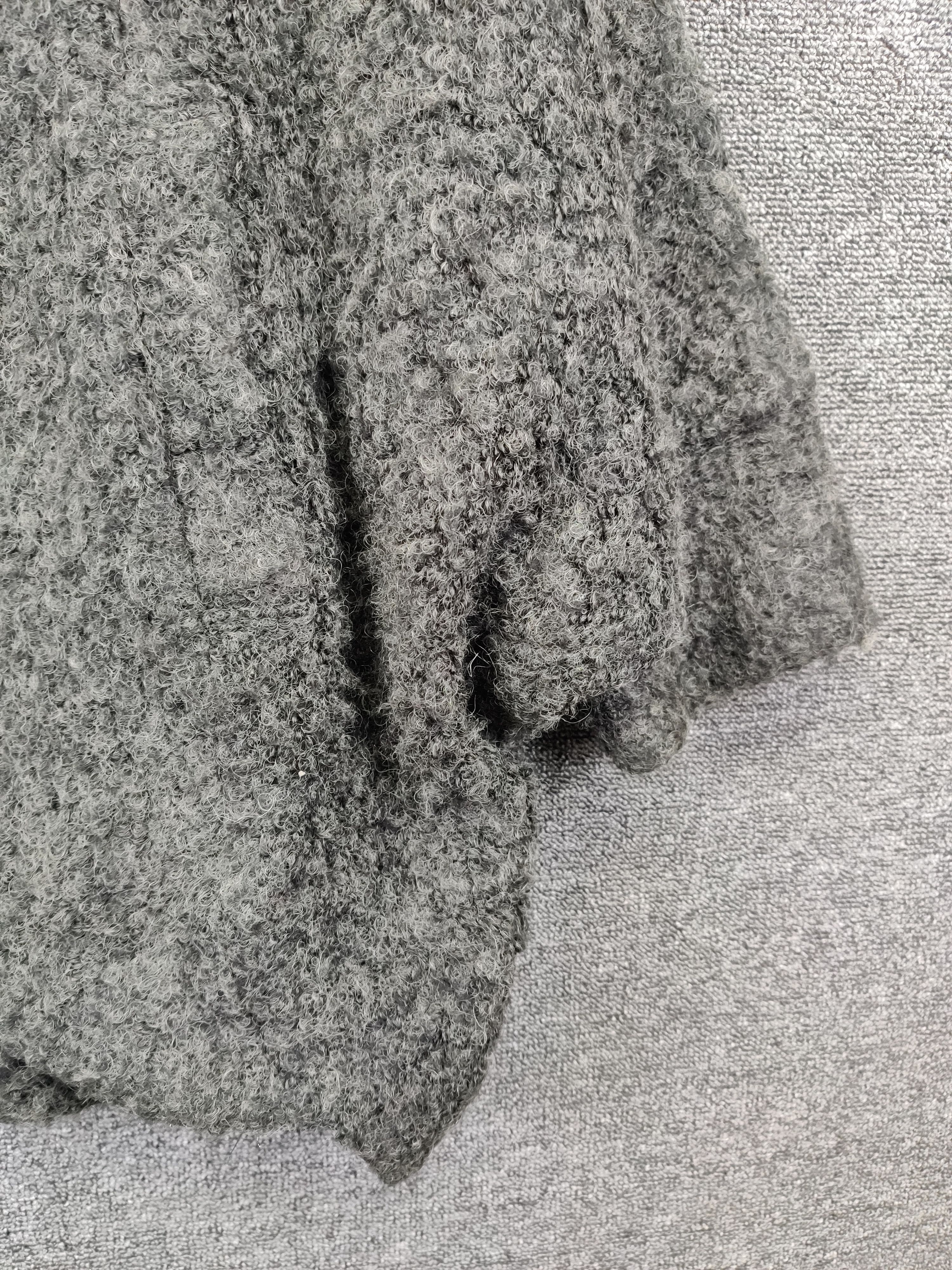 Cloak B.R.U.S.H Wool Mohair Poncho Cloak & Cape Button Up Size US XL / EU 56 / 4 - 3 Thumbnail