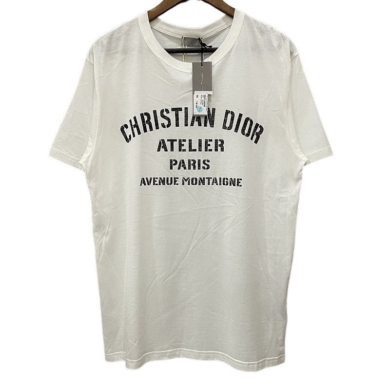 Dior homme 18ss ATELIER シャツ Dior 2018 Dior Homme Atelier Men's Logo-printed Black T-shirt