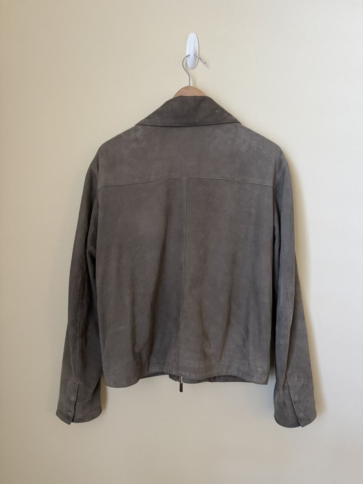 Stoffa Stoffa Flight Jacket Taupe Lamb Suede 48 Size US M / EU 48-50 / 2 - 10 Thumbnail