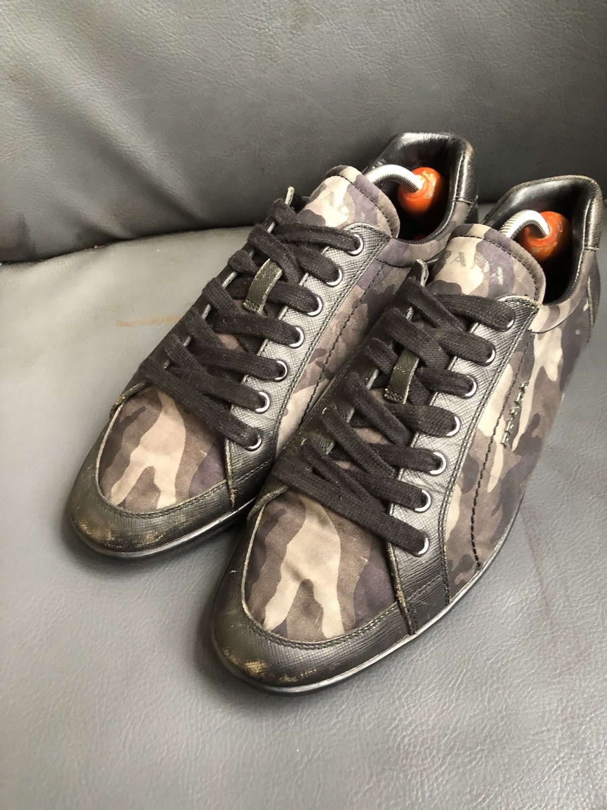 Prada Prada Leather Women’s casual Shoes size 38 US8/UK5 Size US 8 / IT 38 - 1 Thumbnail