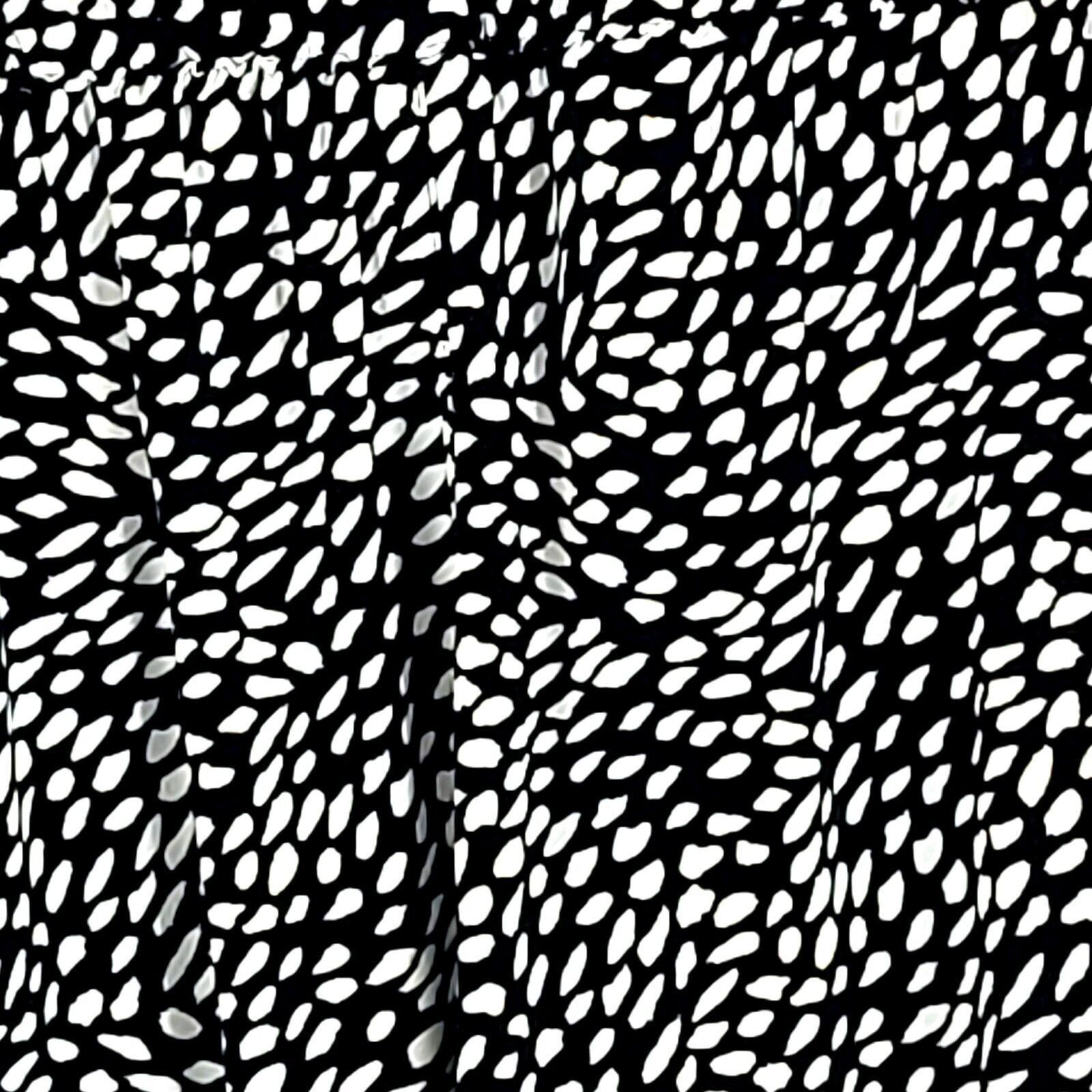 Old Navy Old Navy Black White Animal Print Playa Taper High Rise Pant Size 36" / US 14 / IT 50 - 2 Thumbnail