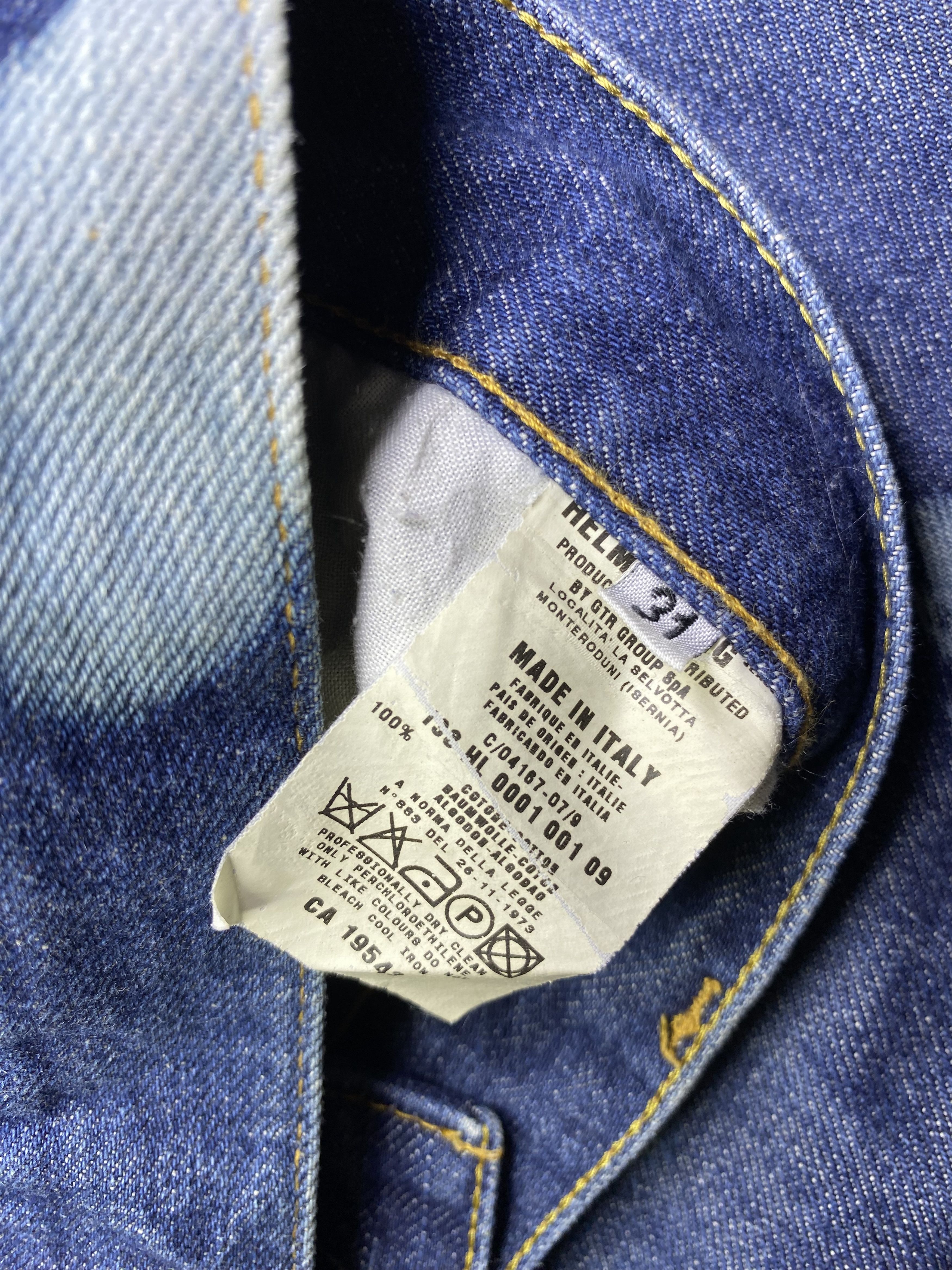 Designer × Helmut Lang SS00 painter classic raw denim Size US 31 - 6 Thumbnail