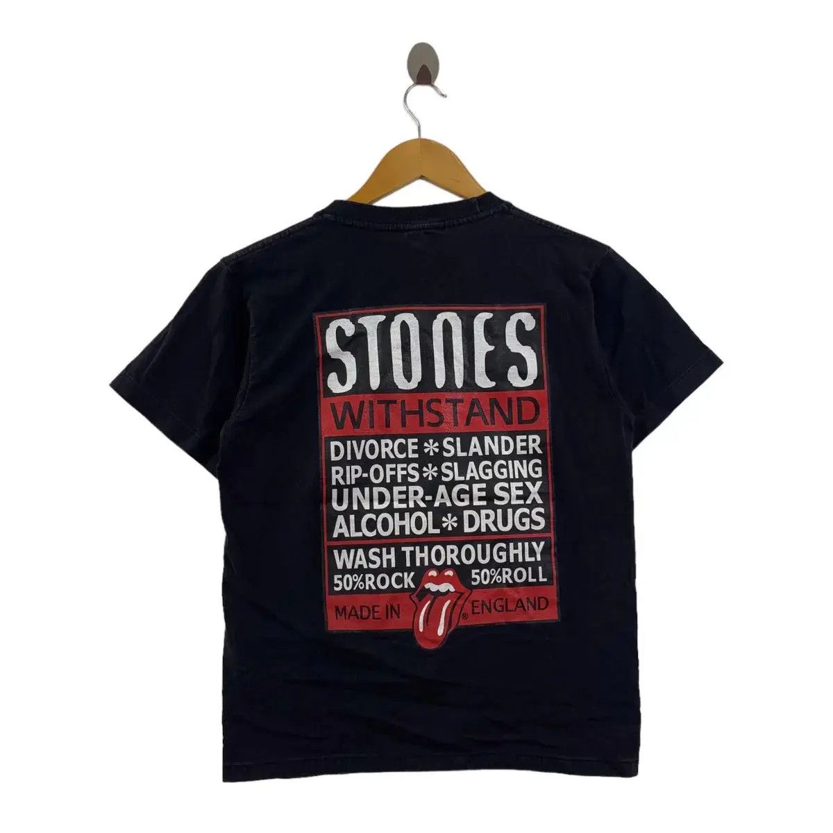 The Rolling Stones × Vintage Vintage 2002 THE ROLLING STONES Withstand Tee Shirt Promo Size US S / EU 44-46 / 1 - 3 Thumbnail