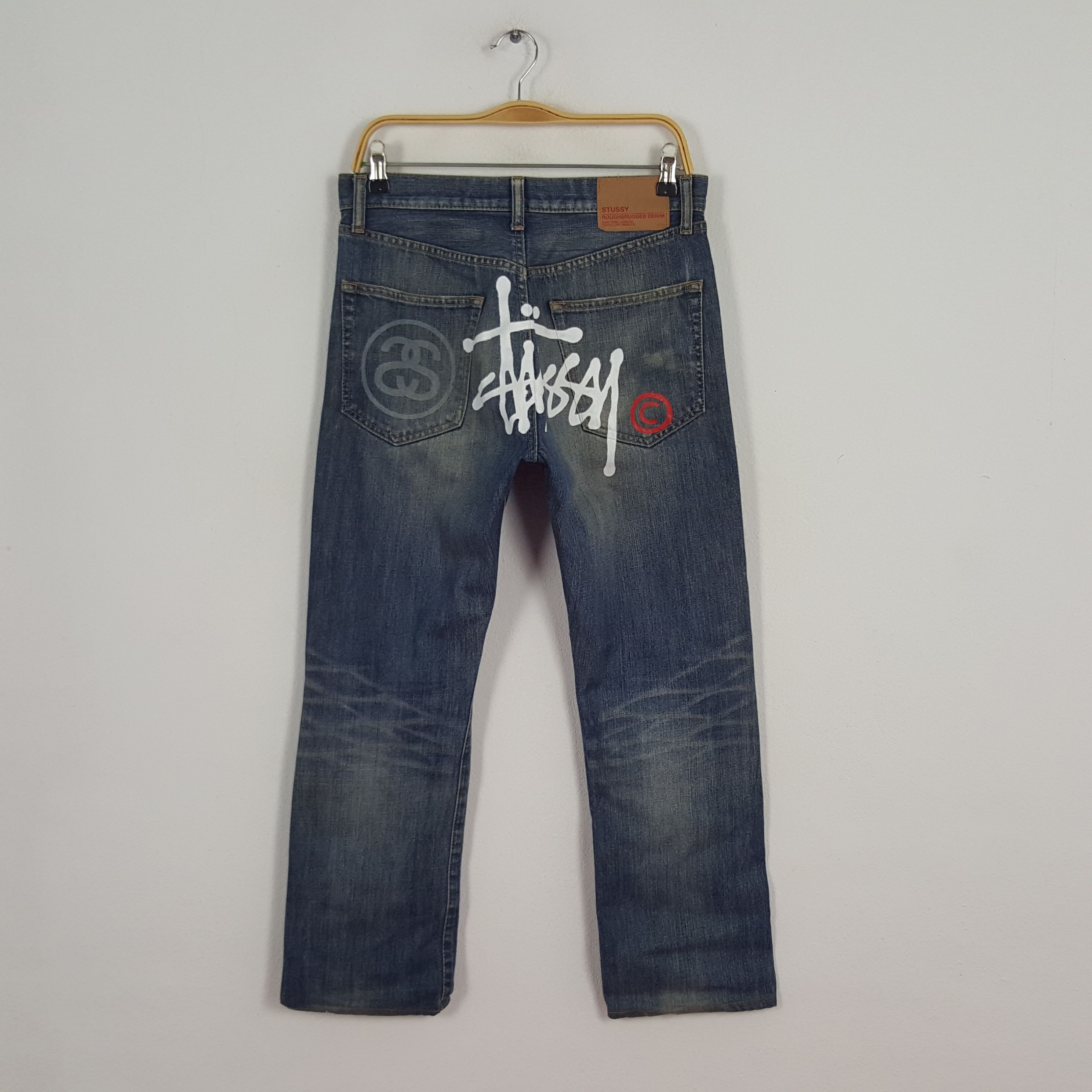 Stussy × Vintage Vintage Stussy American Streetwear Denim Jeans Size US 30 / EU 46 - 1 Thumbnail