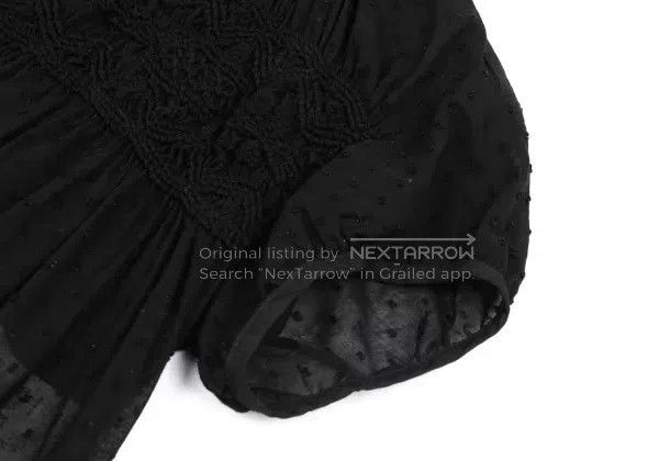 Comme des Garcons Comme des Garcons Black vintage lace puff-sleeve dress Size S / US 4 / IT 40 - 6 Thumbnail