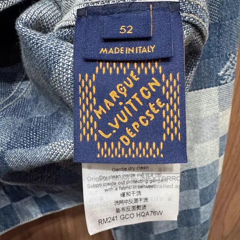 Louis Vuitton Louis Vuitton Checkerboard gradient full-print denim jacke Size US L / EU 52-54 / 3 - 4 Thumbnail