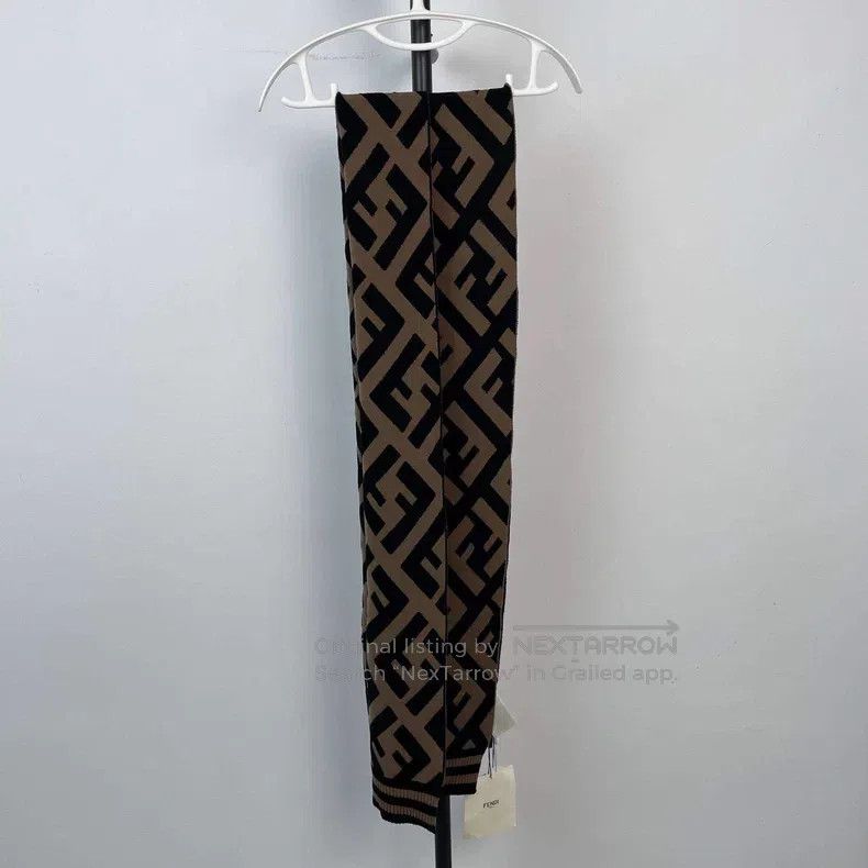Fendi Fendi size 190*35cm Scarf with old flower pattern, 190*35 s Size ONE SIZE - 2 Thumbnail