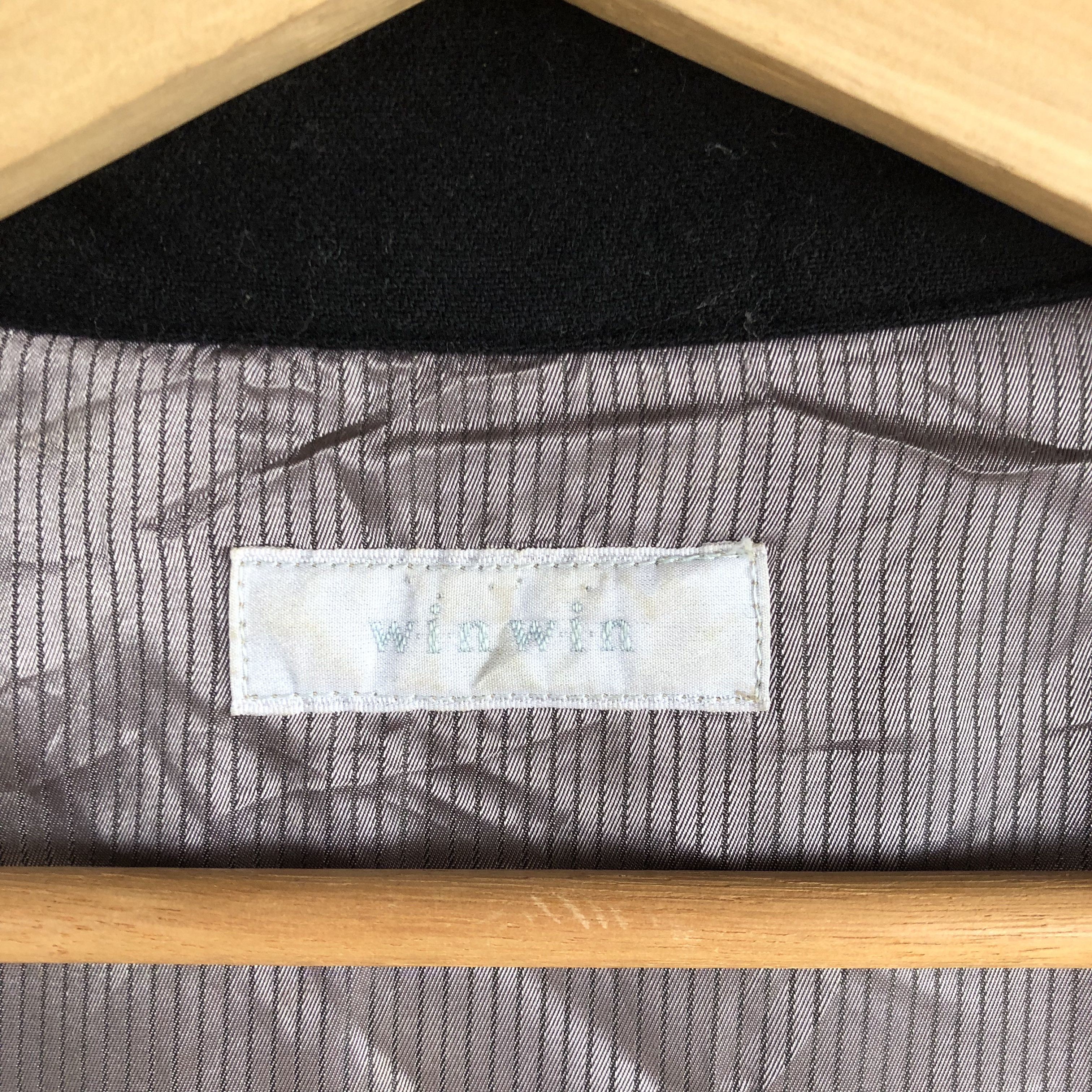 Japanese Brand Vintage WinWin Japanese Wool Zipper Varsity Jacket Size US XS / EU 42 / 0 - 7 Thumbnail