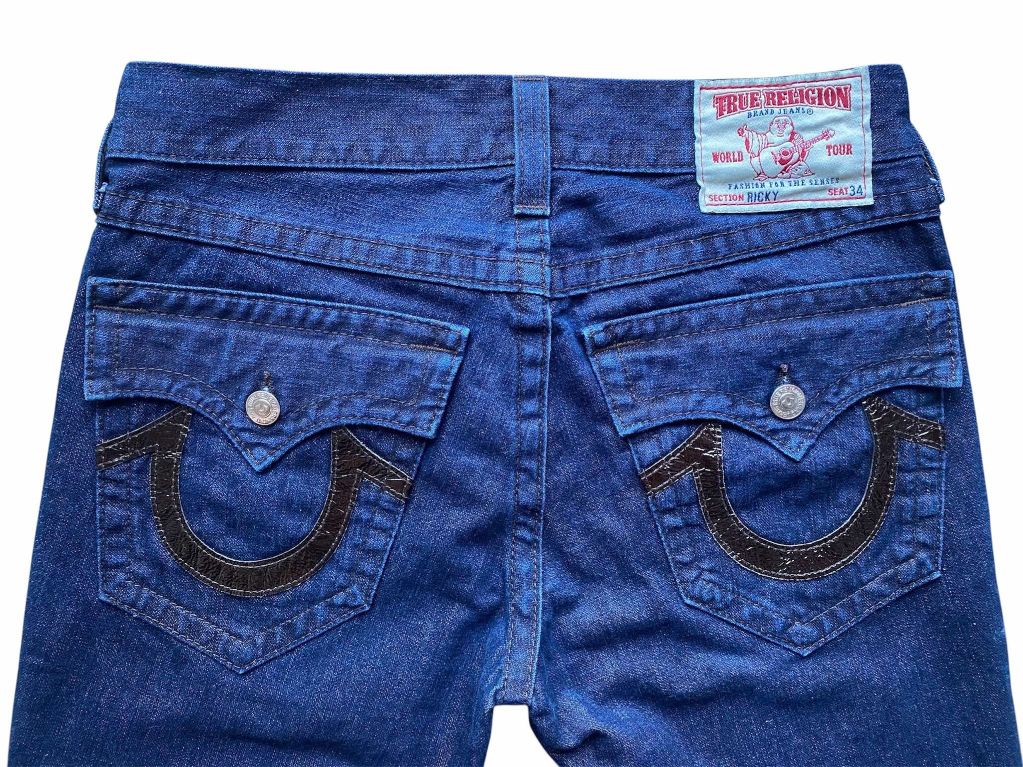True Religion True Religion Ricky Denim Hoove Leather Size US 32 / EU 48 - 3 Thumbnail