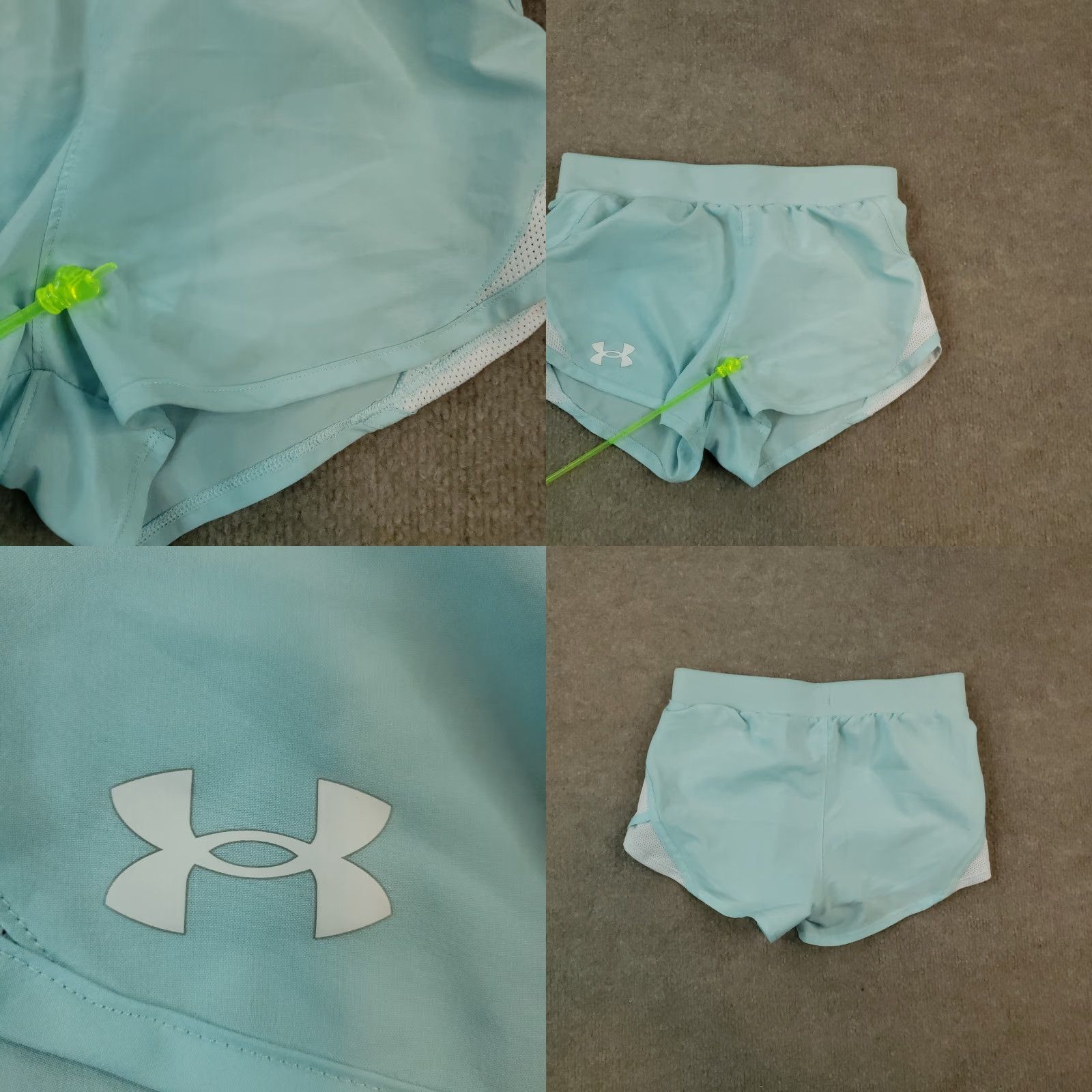 Nike Nike Youth Girls Blue Athletic Shorts Drawstring Waist Medium Size US 31 - 8 Thumbnail