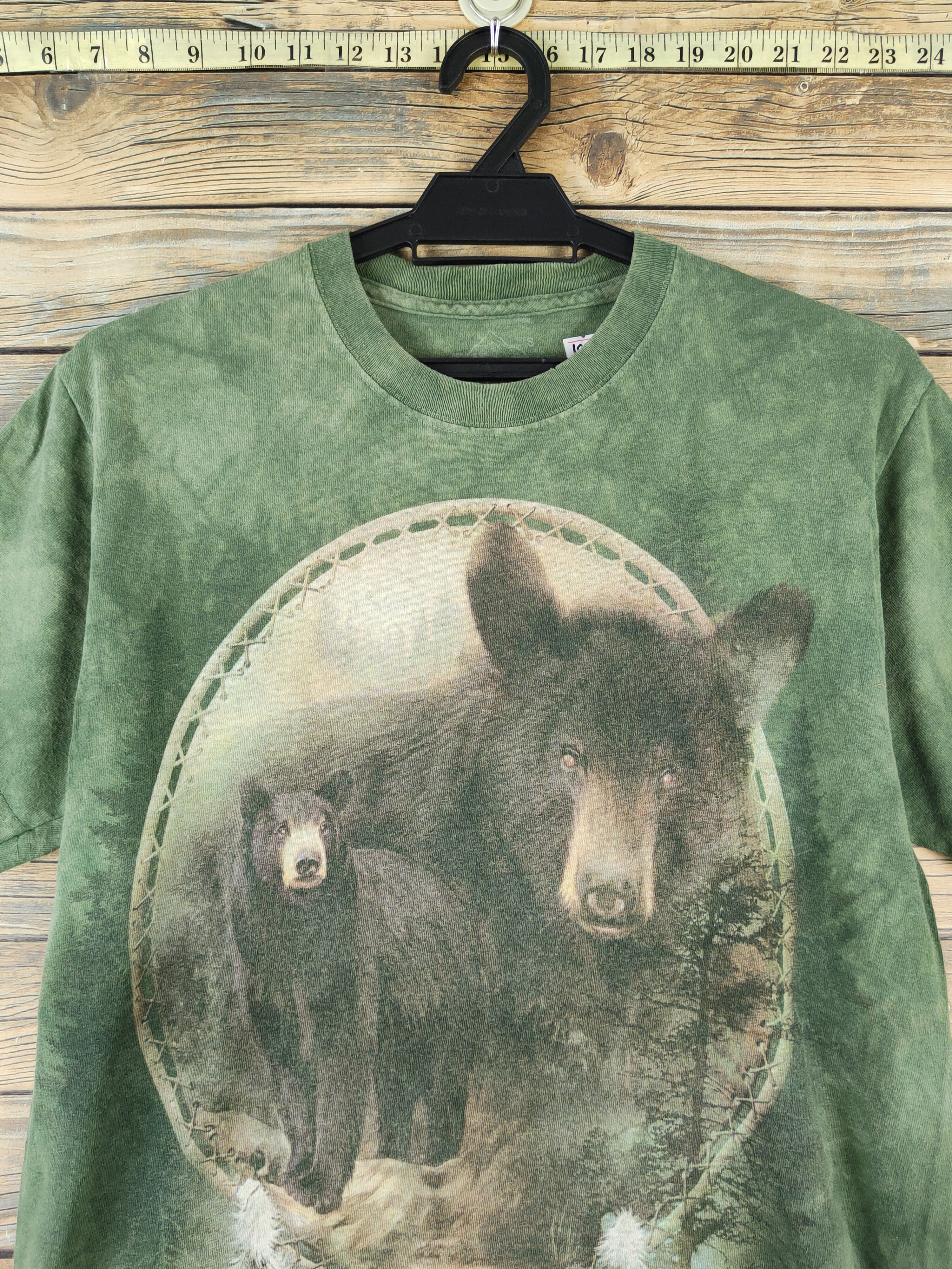 The Mountain DL The Mountain Green Faded Short Sleeve T-shirt #1036 Size US S / EU 44-46 / 1 - 2 Thumbnail
