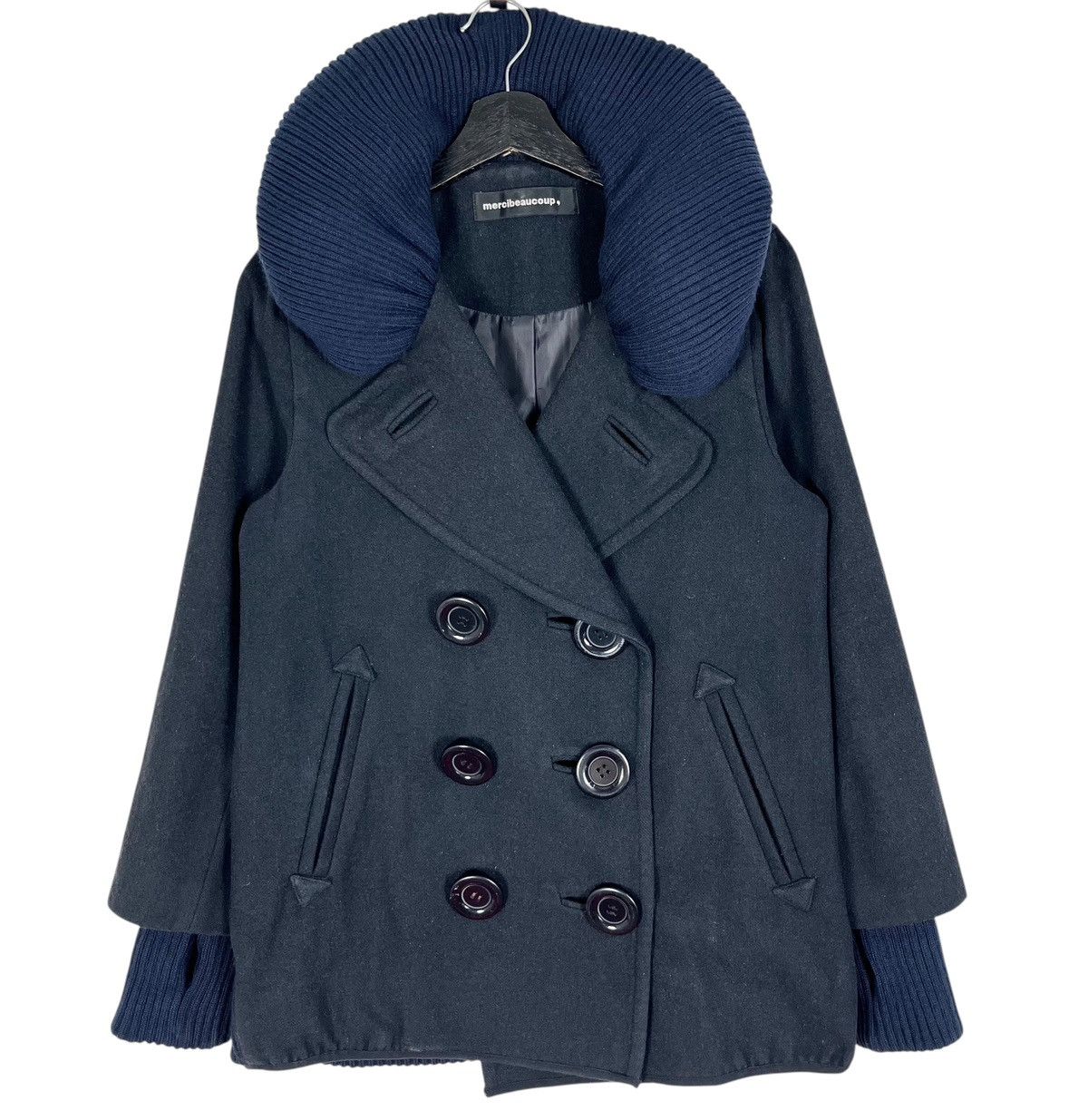 Issey Miyake × mercibeaucoup Mercibeaucoup Issey Miyake Peacoat Size S / US 4 / IT 40 - 1 Thumbnail