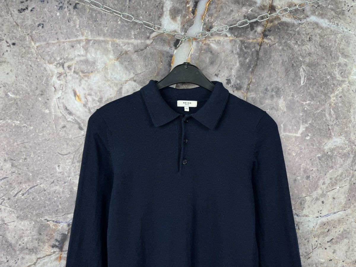 Other × Reiss Men’s Reiss Polo Shirt Long Sleeve Pullover Size XS Size US XS / EU 42 / 0 - 2 Thumbnail
