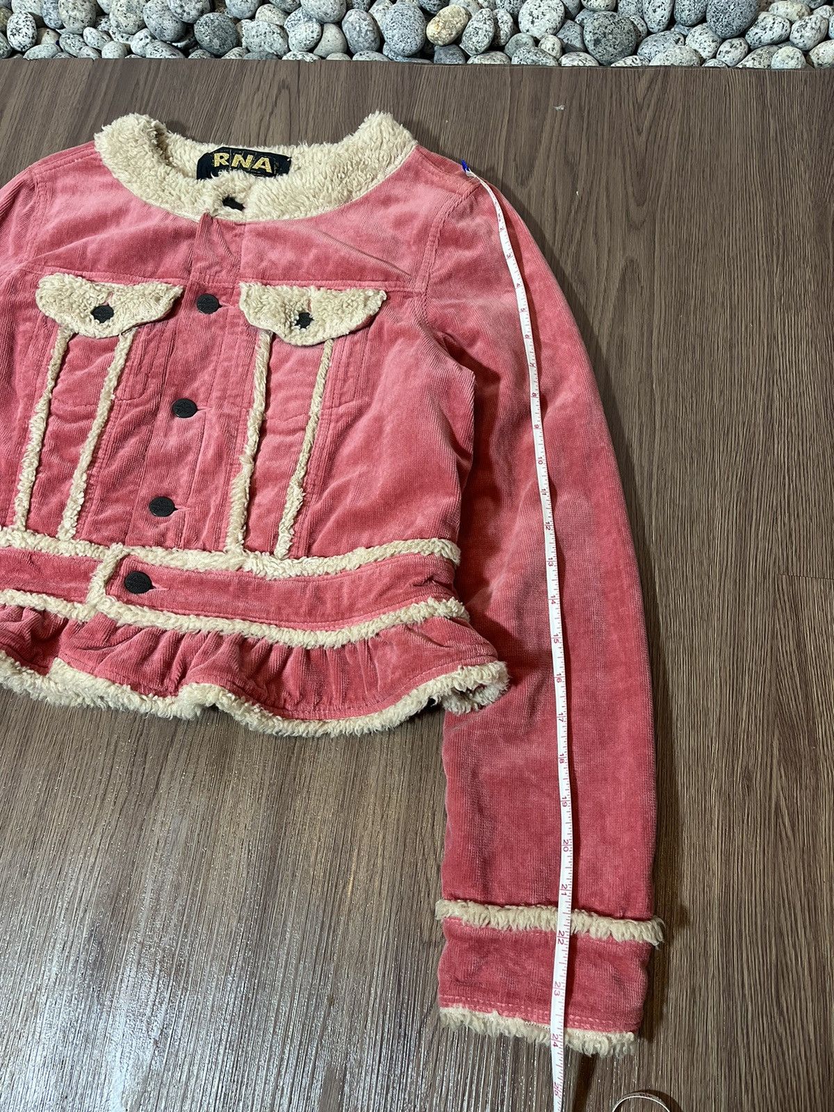 Designer × Japanese Brand RNA inc. Japan Corduroy Crop Jacket Sherpa Collar Size US M / EU 48-50 / 2 - 14 Thumbnail