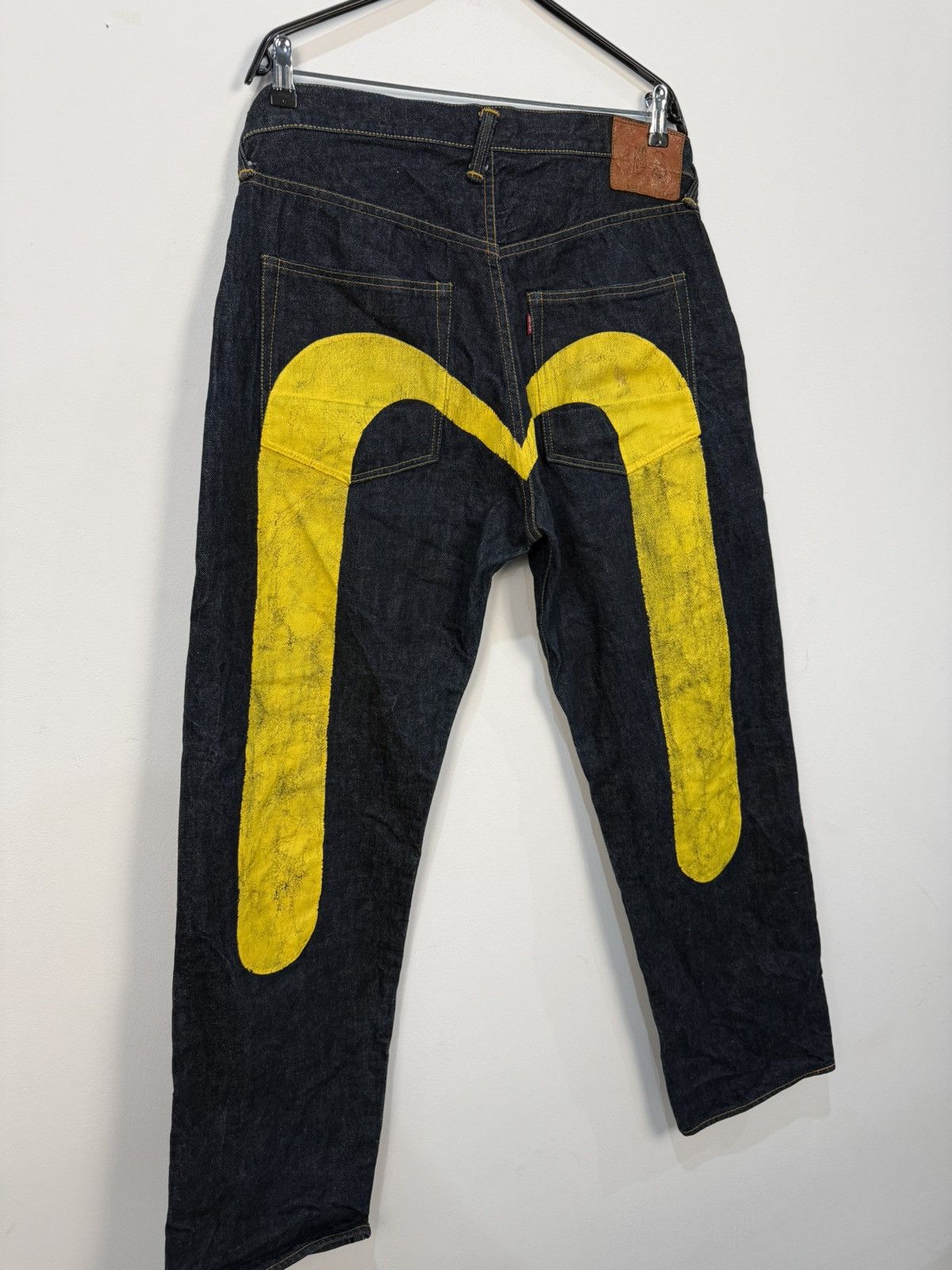Evisu Evisu 2001 Lot Big Yellow Seagull Jeans 36/35 Vintage Y2K Size US 36 / EU 52 - 3 Thumbnail