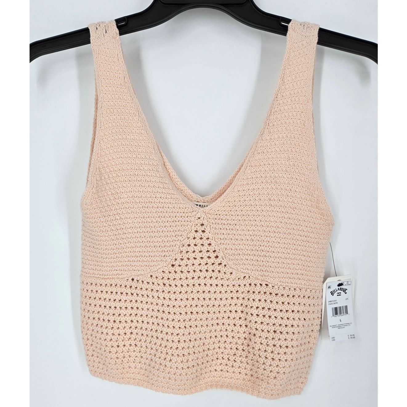 Billabong NEW Billabong Cade Crochet Sweater Tank Size Large Size L / US 10 / IT 46 - 3 Thumbnail