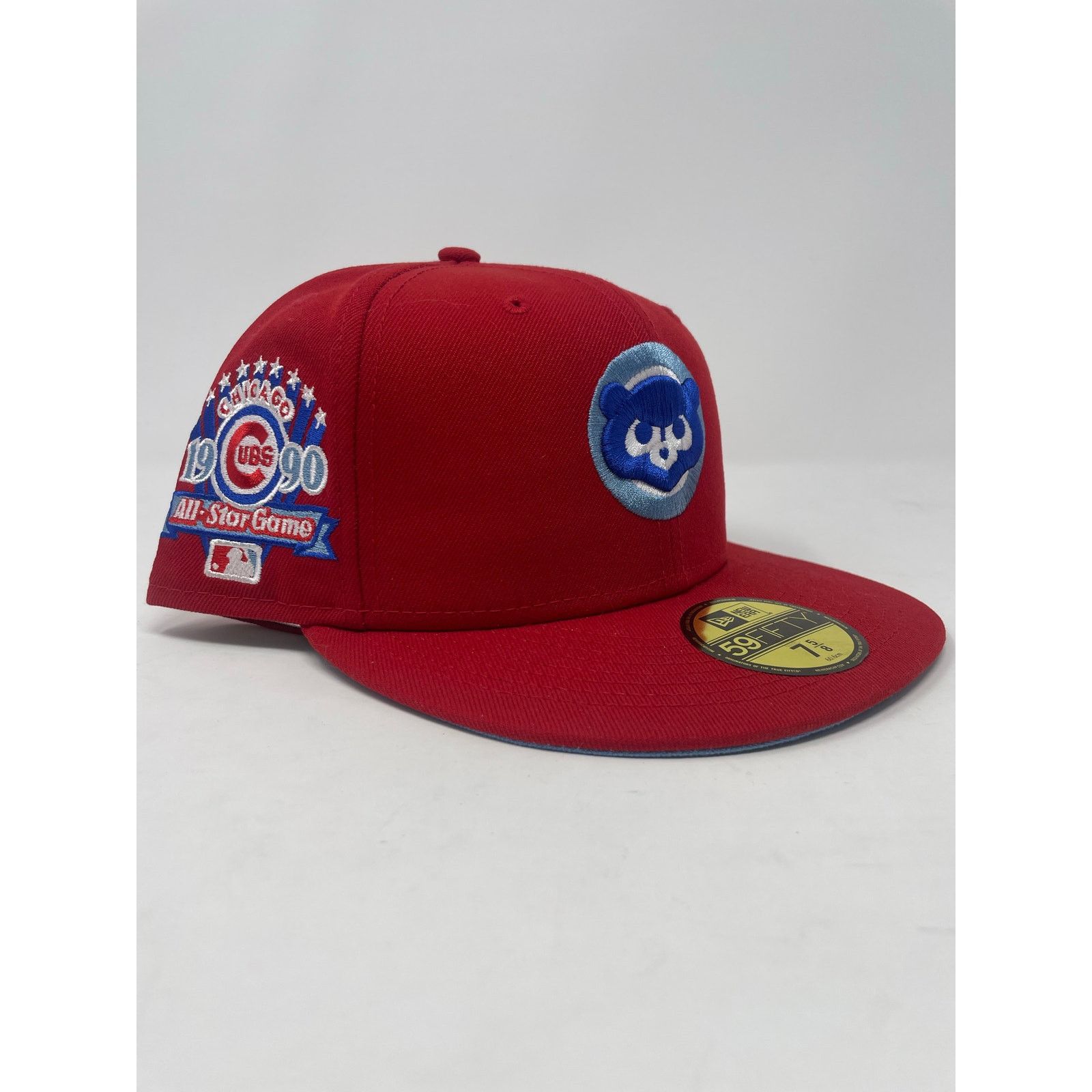 New Era Topperz Chicago Cubs 1990 All Star 59Fifty Hat Size 7 5/8 Size ONE SIZE - 2 Thumbnail
