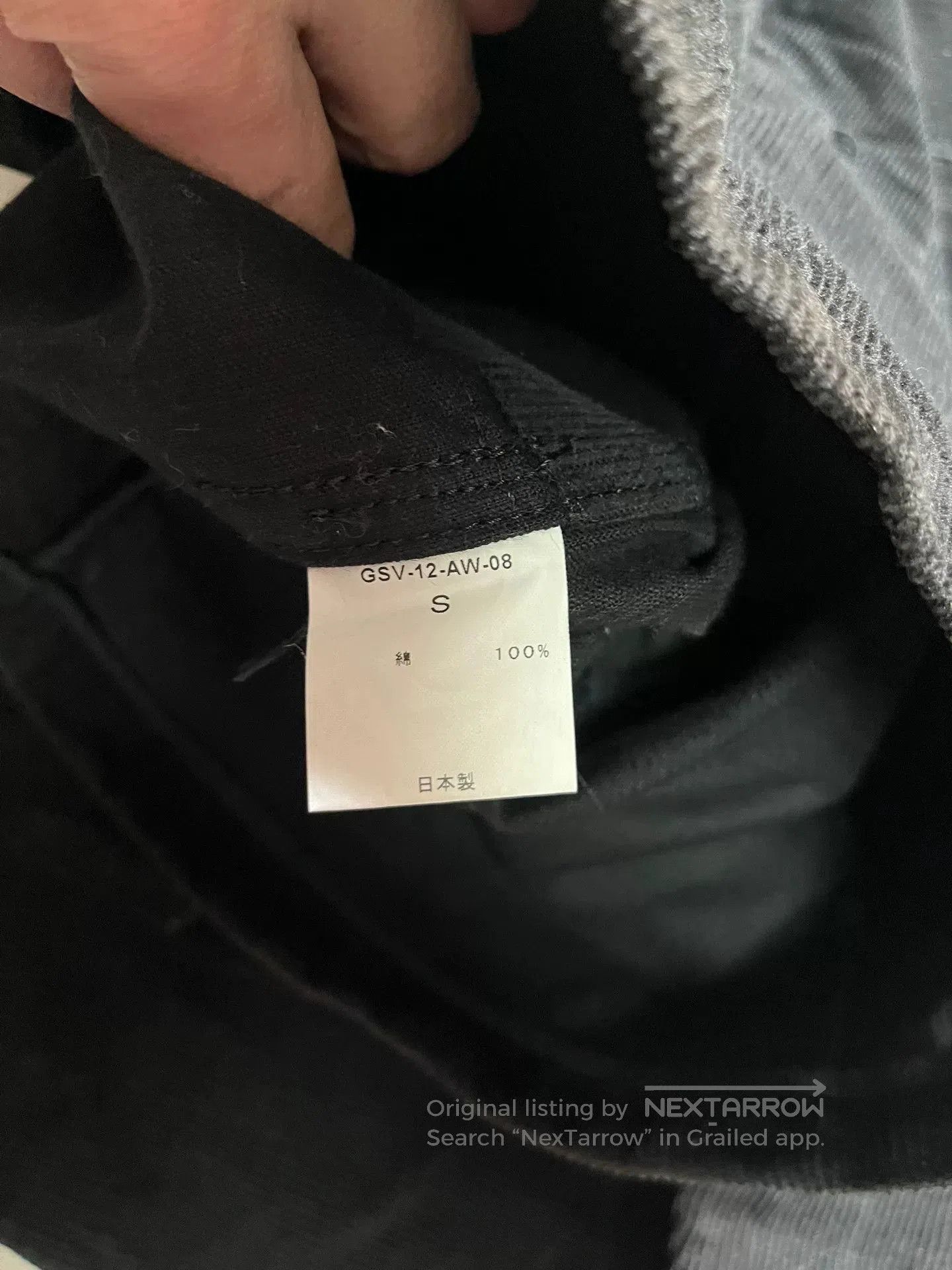 Japanese Brand GANGSTERVILLE Corduroy Jacket with Embroidery. Size US S / EU 44-46 / 1 - 7 Thumbnail