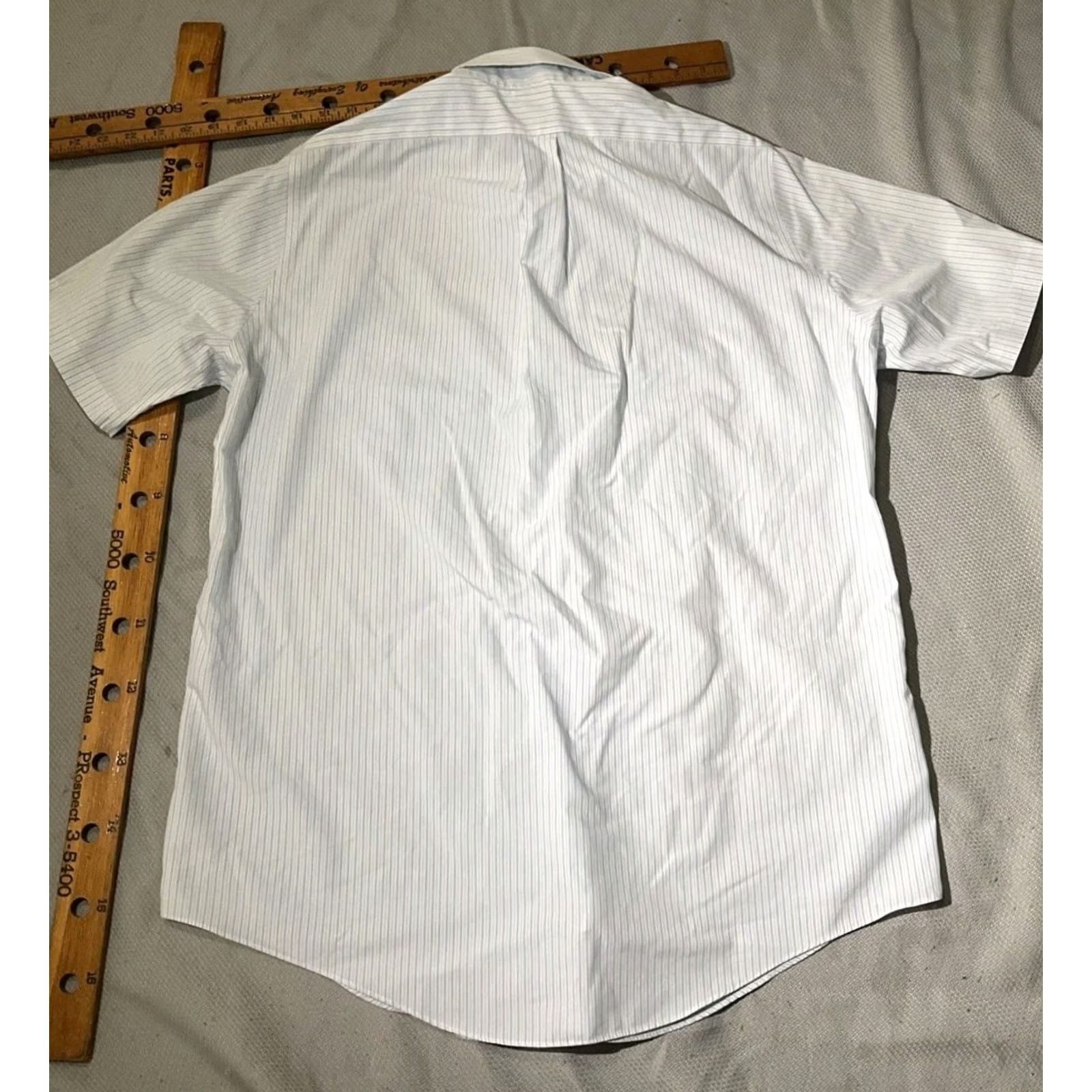 Brooks Brothers Brooks Brothers Shirt Mens 15.5 White Blue Striped Button Down Non Iron Preppy Dress Shirt Regular Fit Long Sleeve Casual Formal Workwear Size US L / EU 52-54 / 3 - 7 Thumbnail