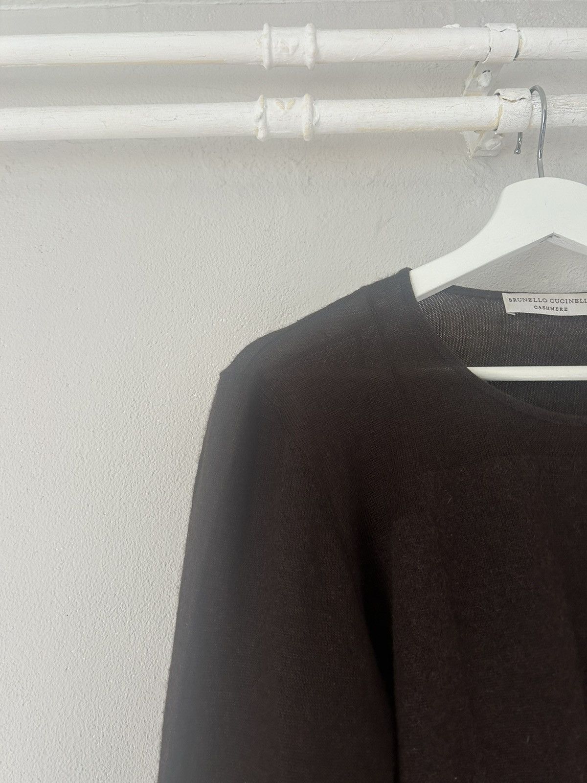 Brunello Cucinelli Brunello Cucinelli Brown 100% Cashmere Sweater (XL - XXL) Size XL / US 12-14 / IT 48-50 - 5 Thumbnail